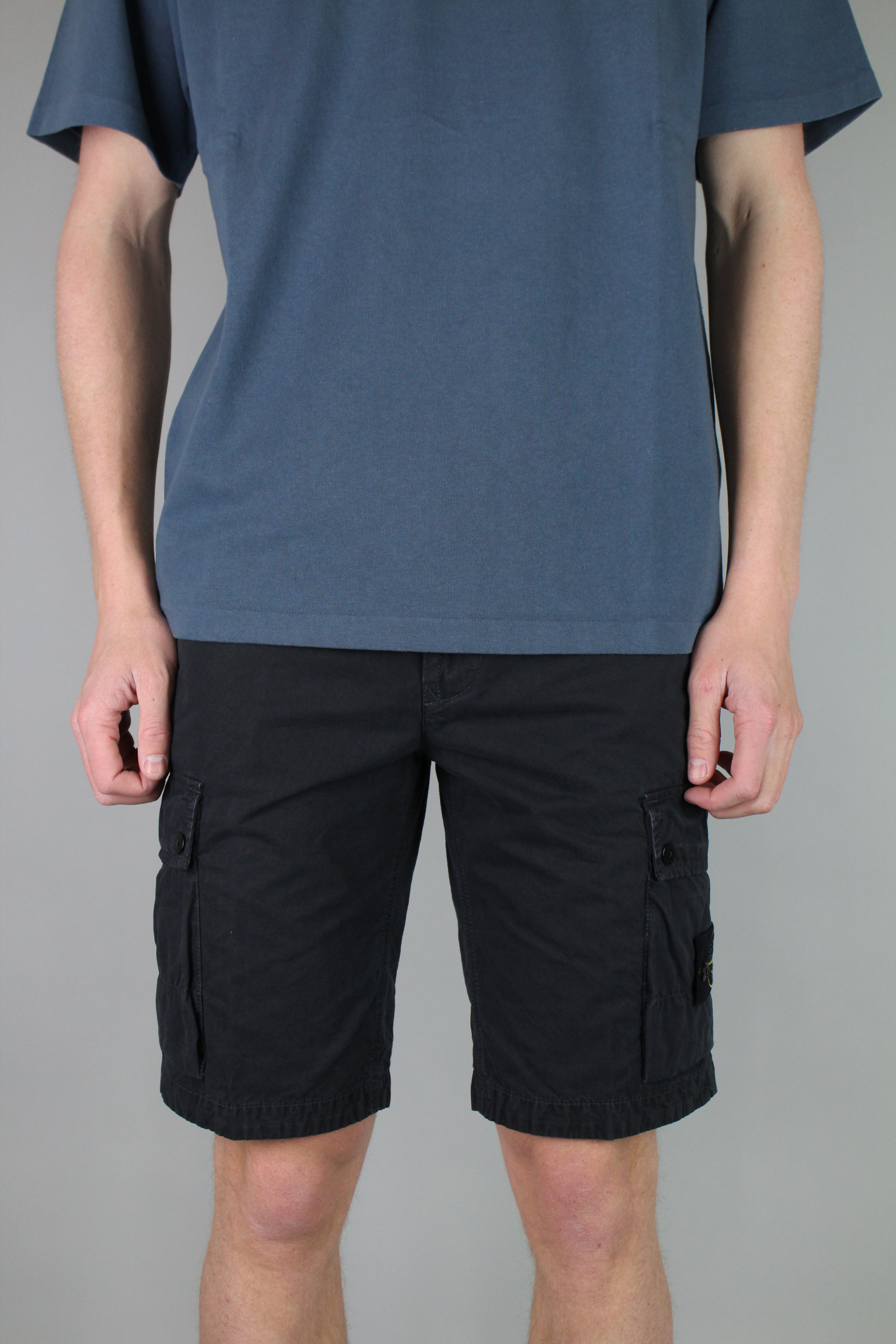 Stone Island Bermuda Slim 'Navy Blue'-8747871207754-The Attic