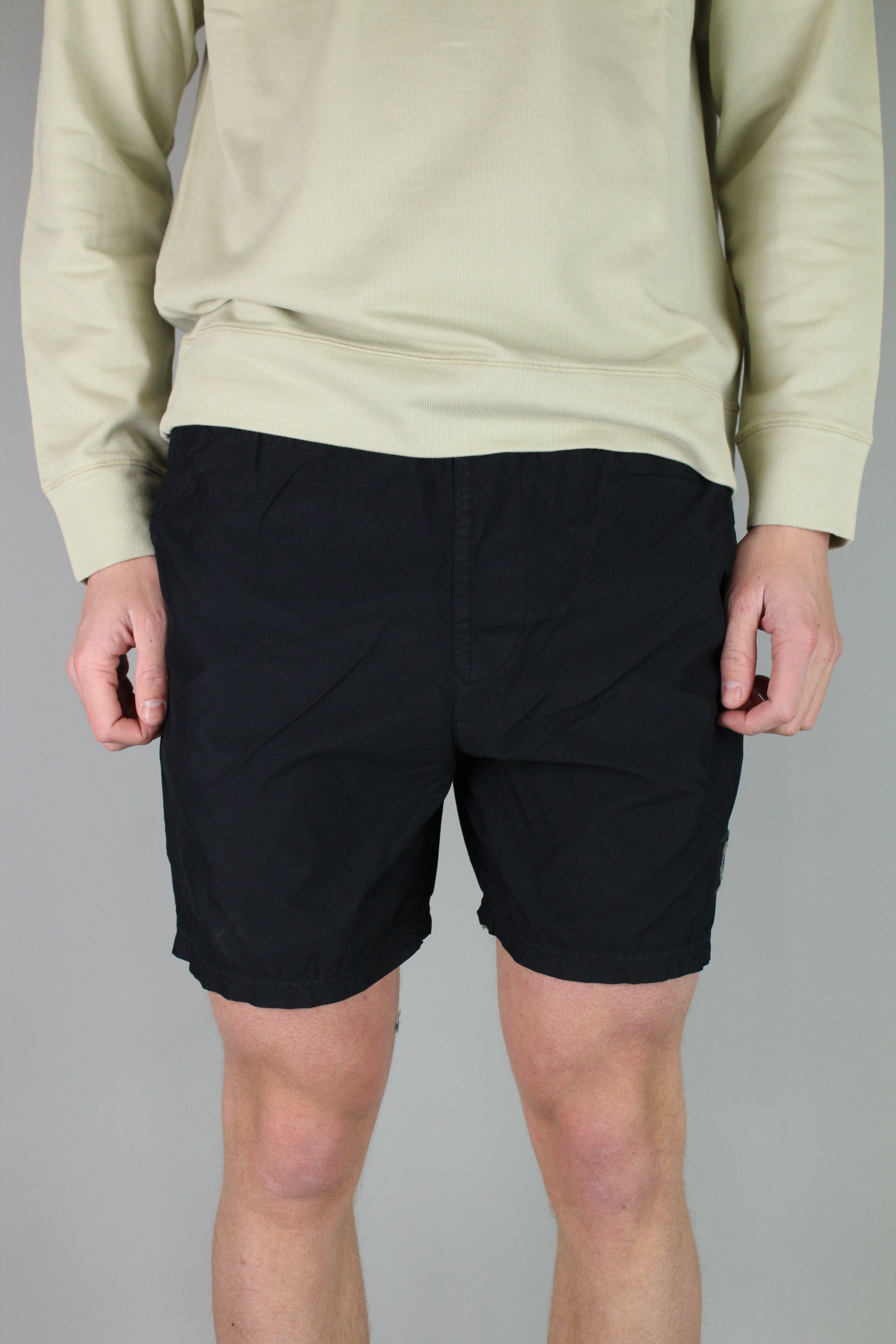 Stone Island Compass Logo Swim Shorts 'Black'-8747825725770-The Attic