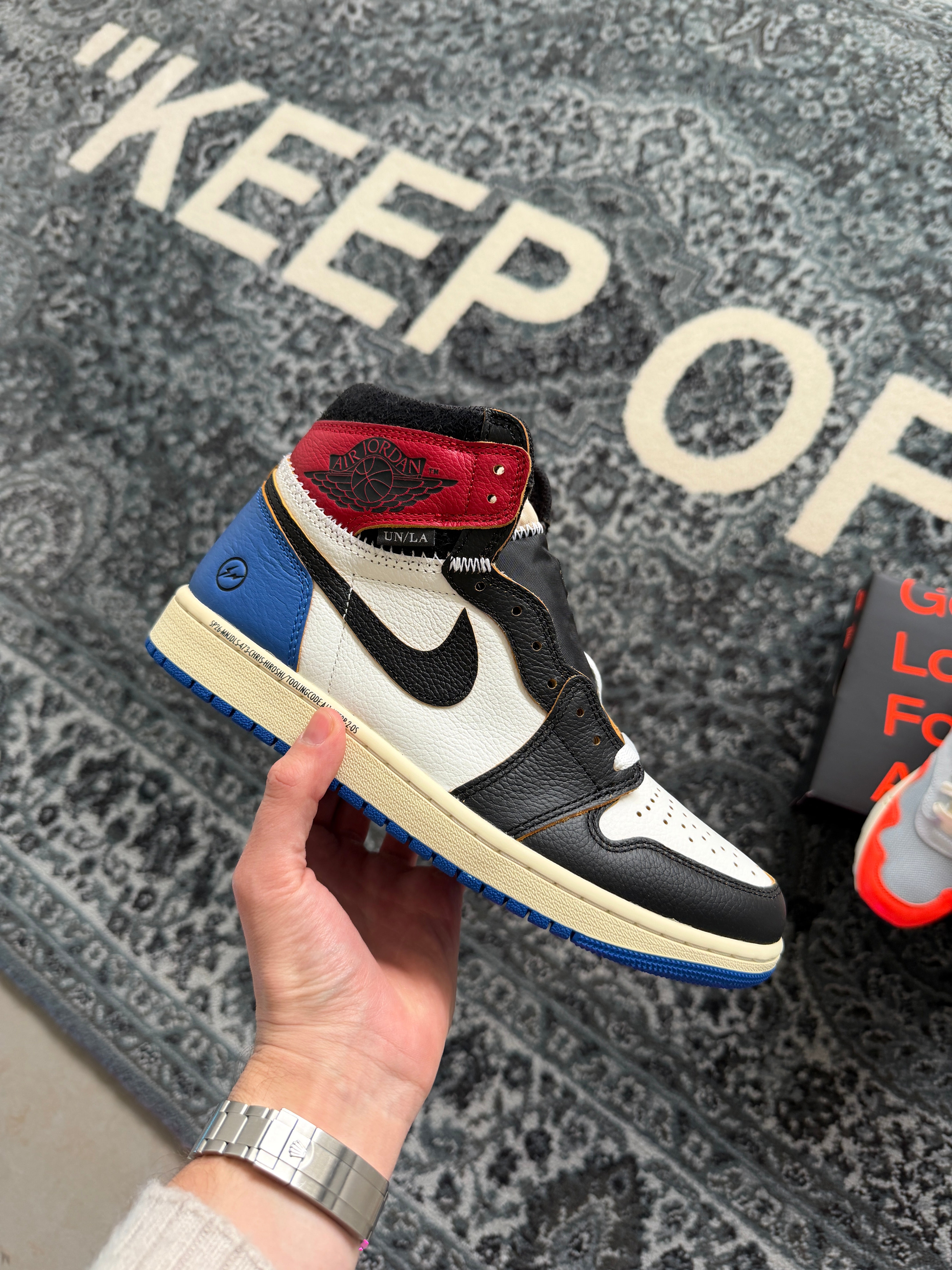 IKEA x Virgil Abloh ''KEEP OFF'' Rug 'Grey White' - (ARCHIVE)
