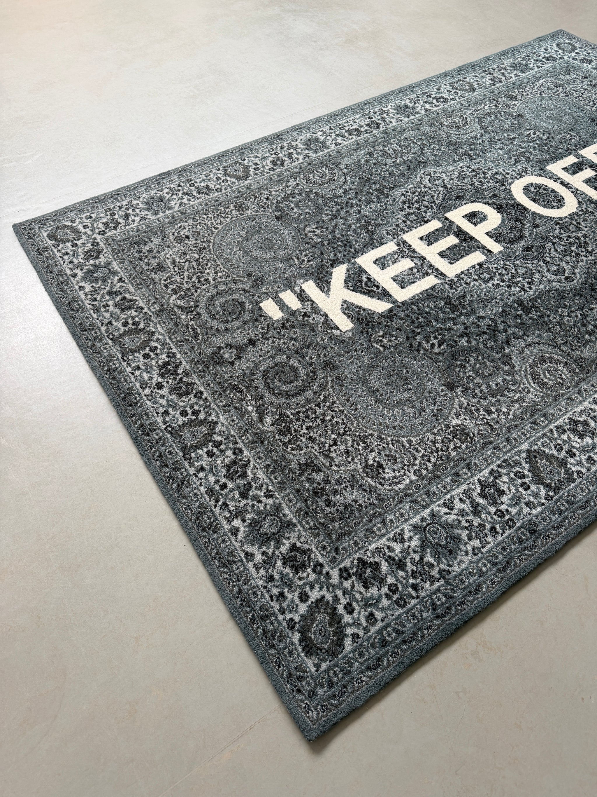 IKEA x Virgil Abloh ''KEEP OFF'' Rug 'Grey White' - (ARCHIVE