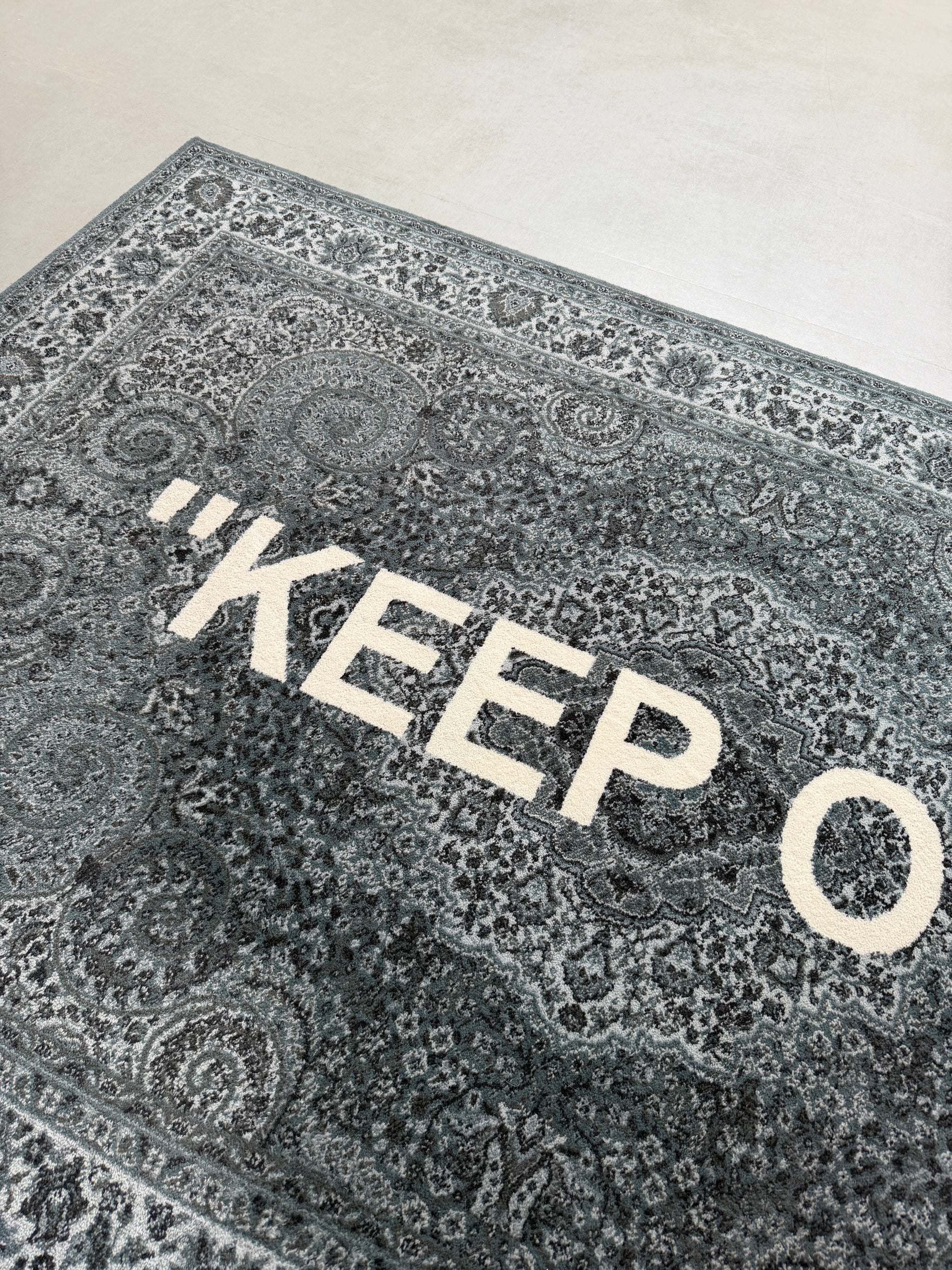 IKEA x Virgil Abloh ''KEEP OFF'' Rug 'Grey White' - (ARCHIVE