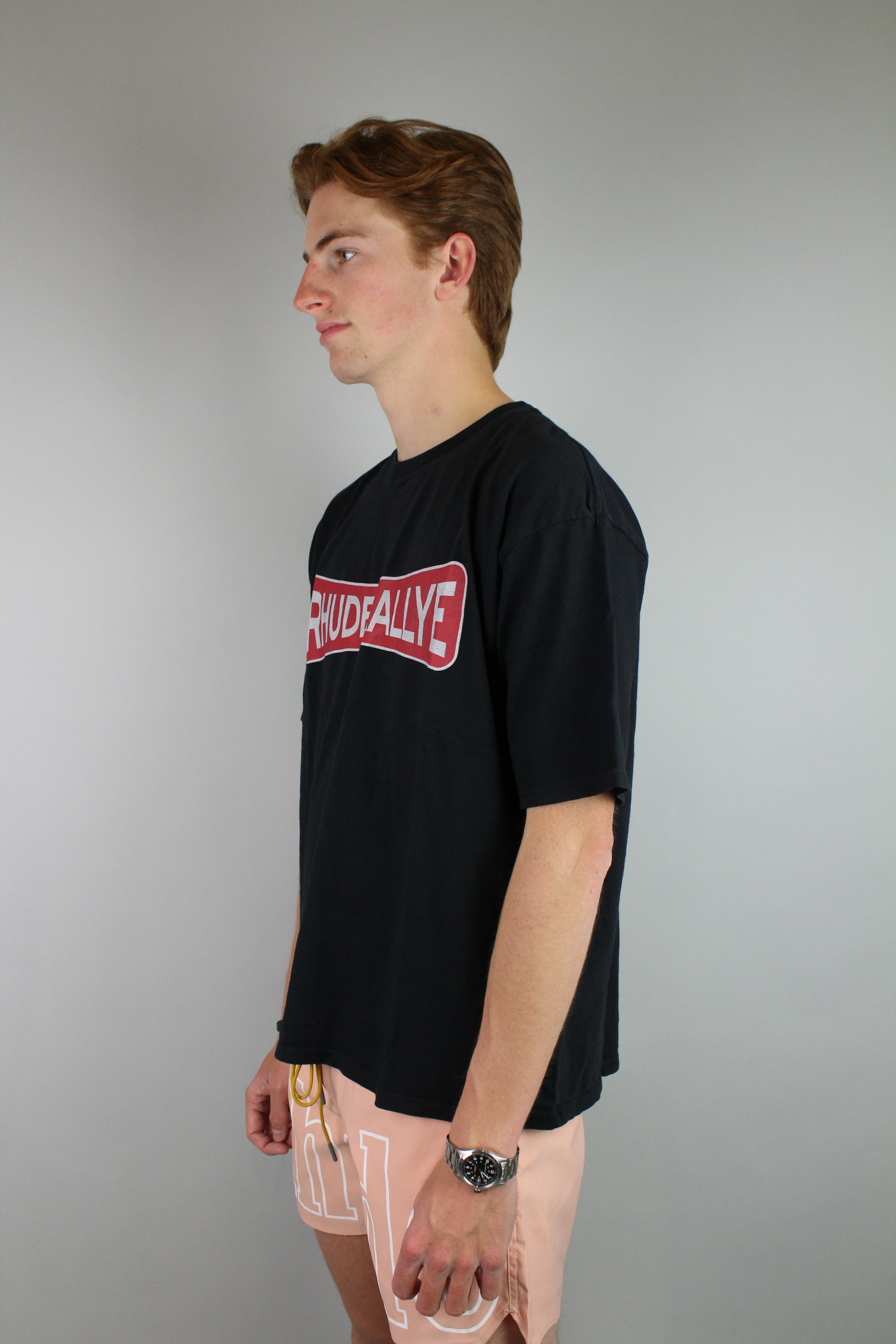 Rhude Rallye Tee 'Black'-9356240748874-The Attic