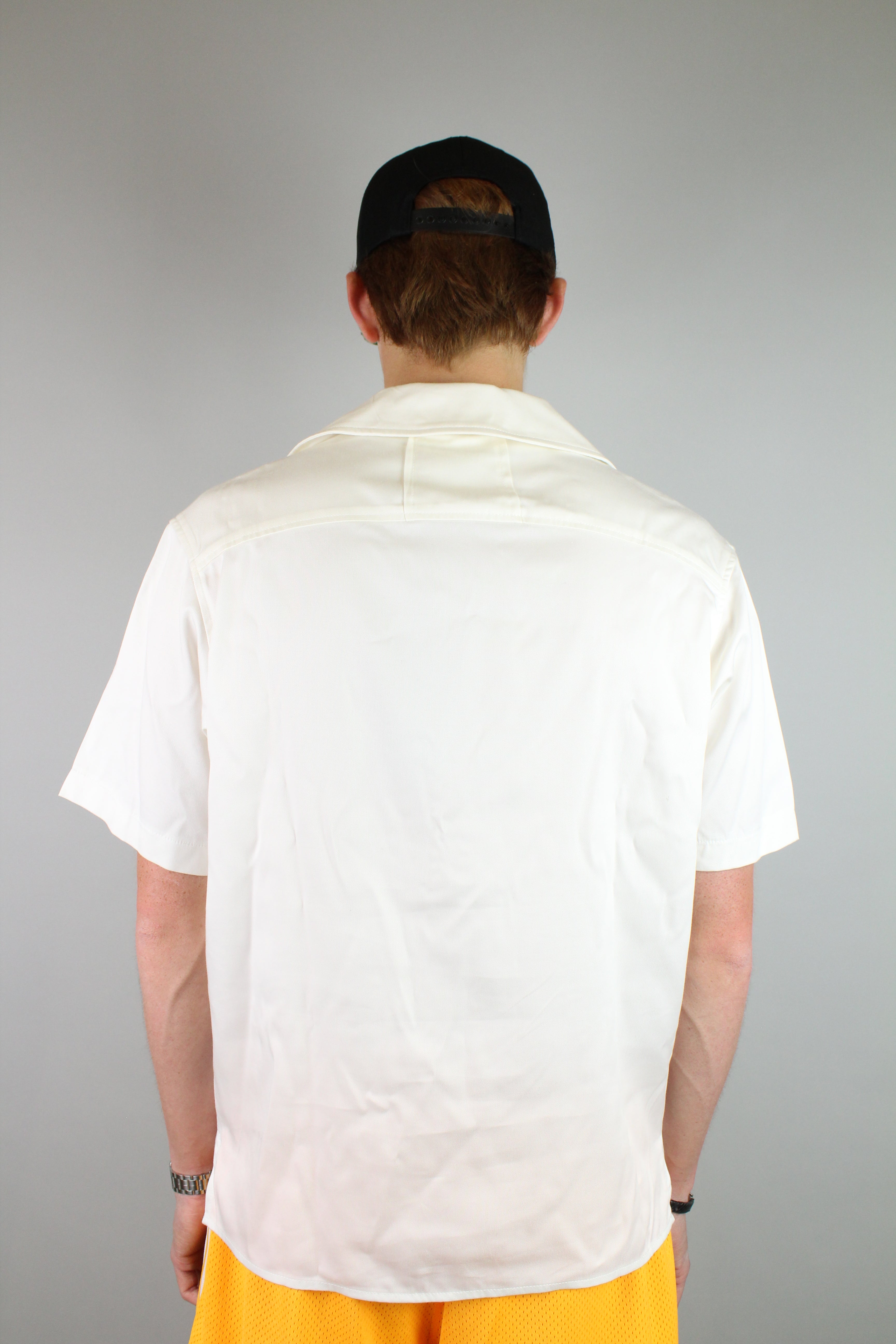 Rhude Palmas Snap Vacation Shirt 'White'-9348759093578-The Attic