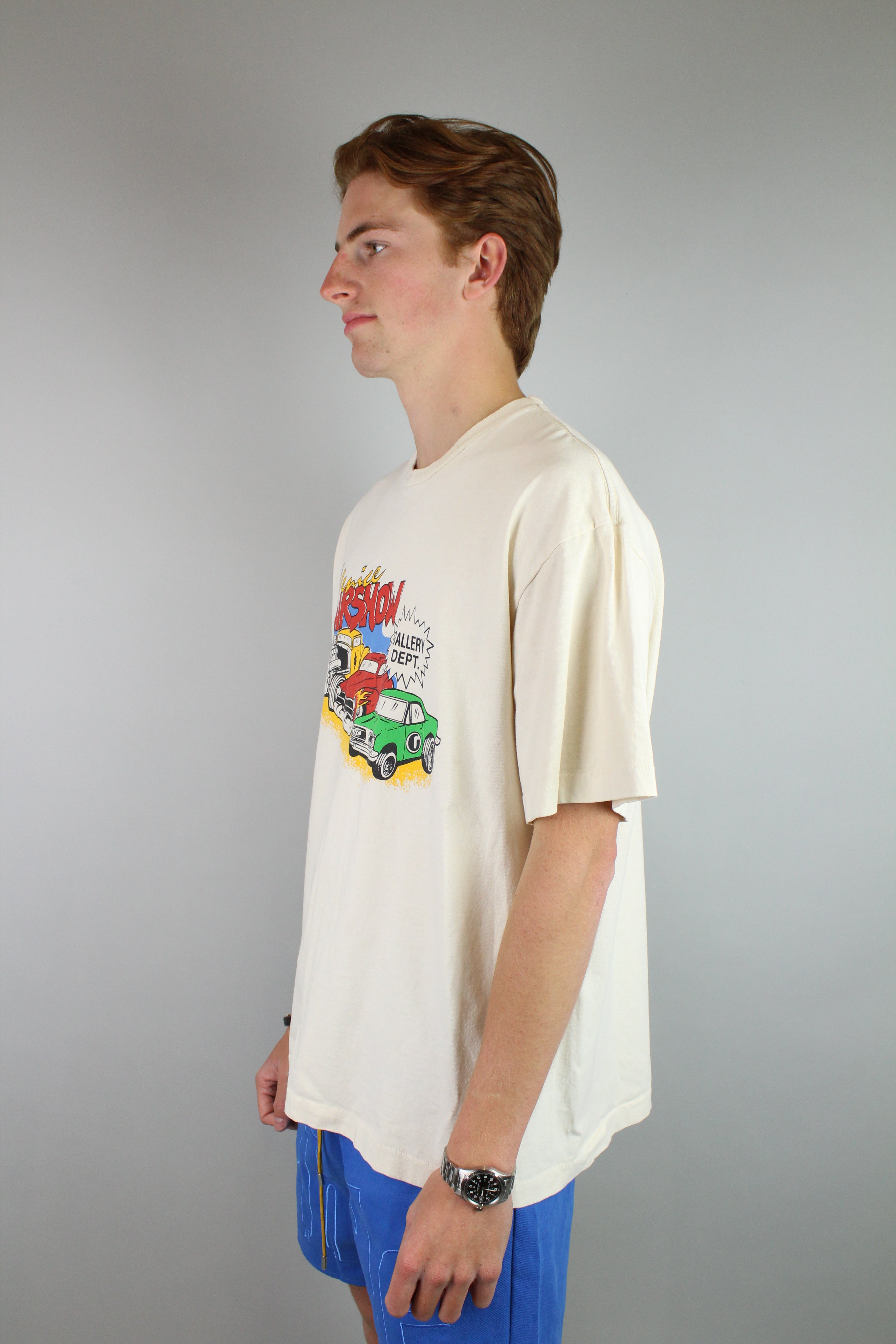 Gallery Dept. Car Show T-shirt 'Beige'-9348644012362-The Attic