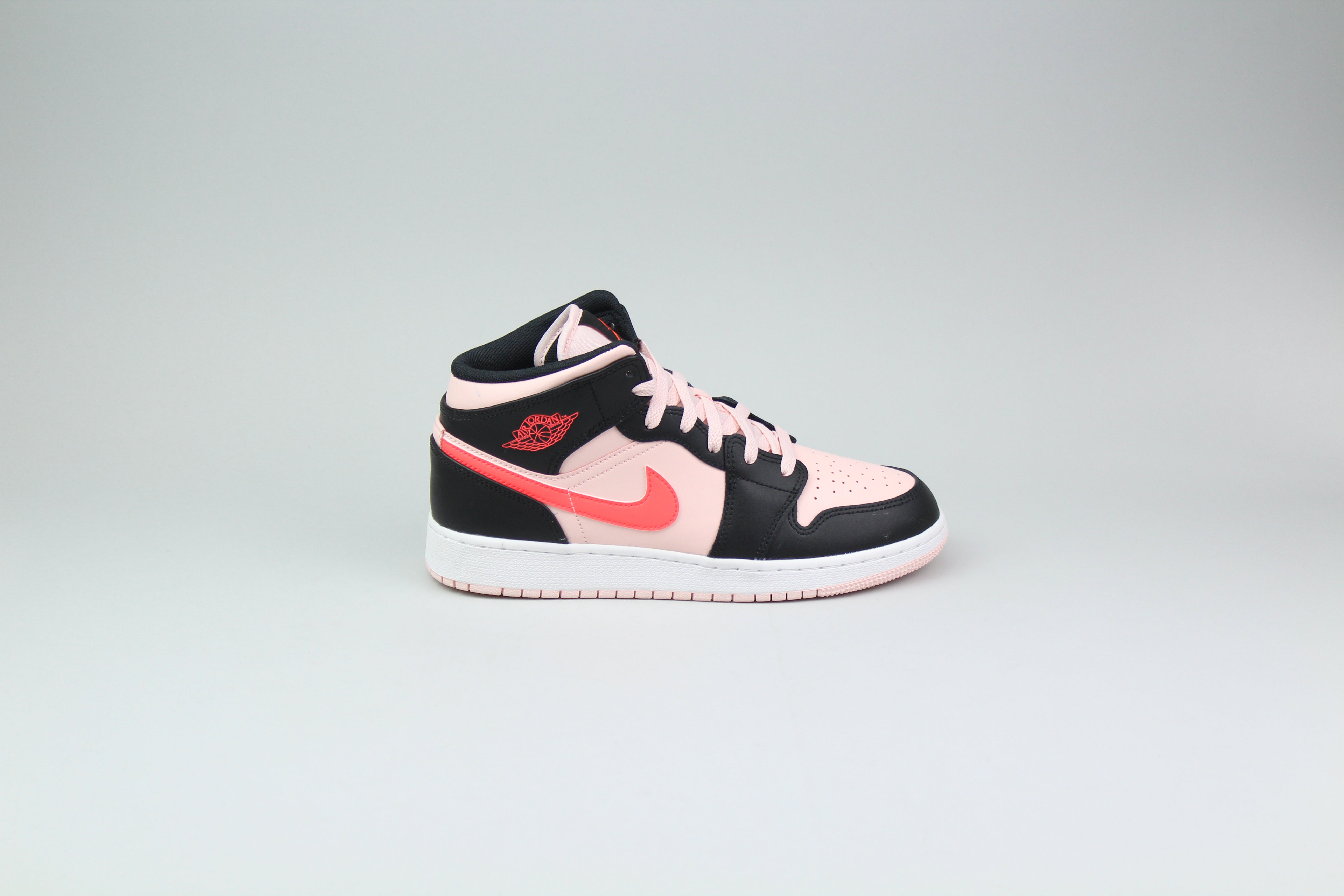 Jordan 1 Mid 'Black Pink Crimson' (GS) - Size 39 (ARCHIVE)-9440169689418-The Attic
