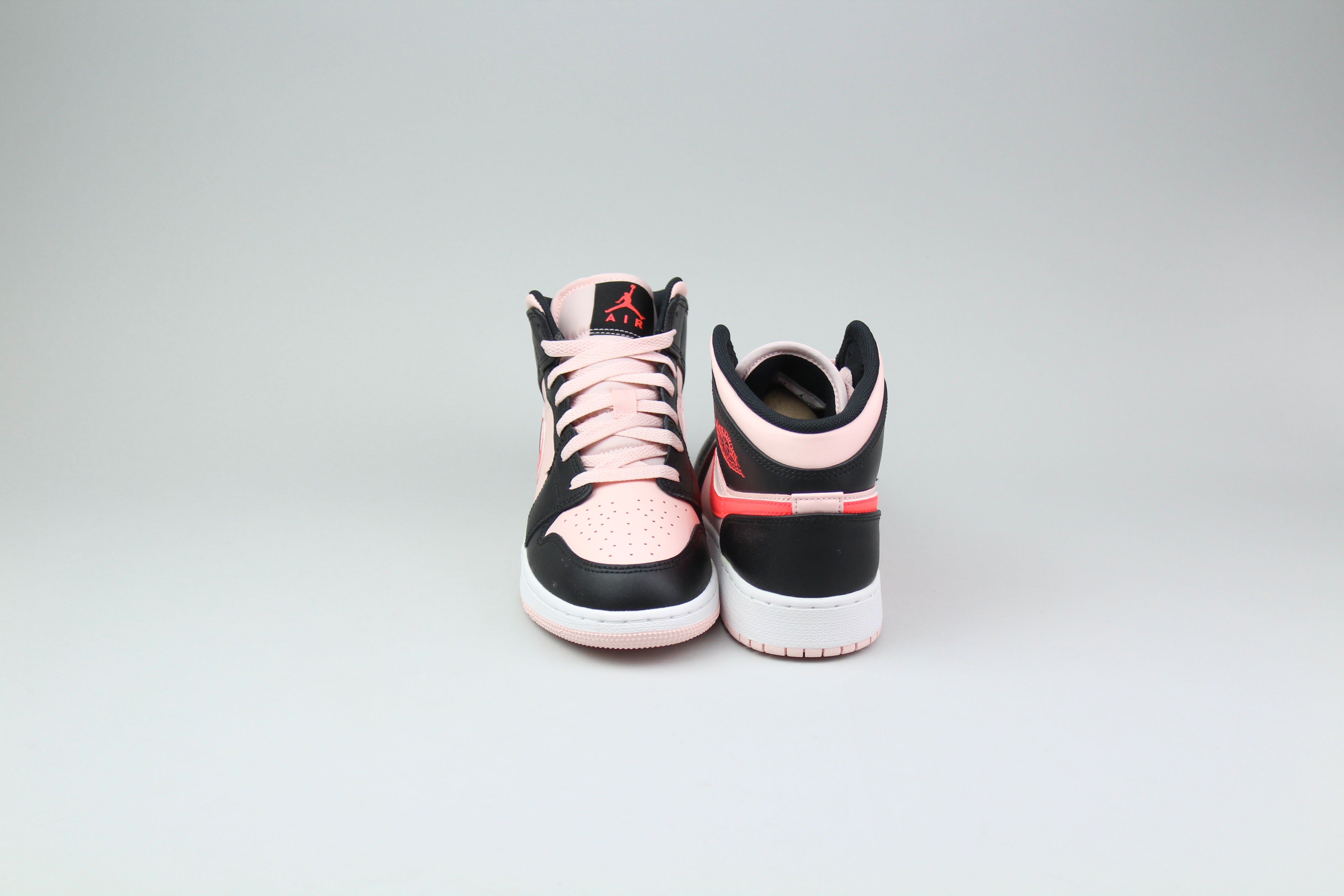 Jordan 1 Mid 'Black Pink Crimson' (GS) - Size 39 (ARCHIVE)-9440169689418-The Attic