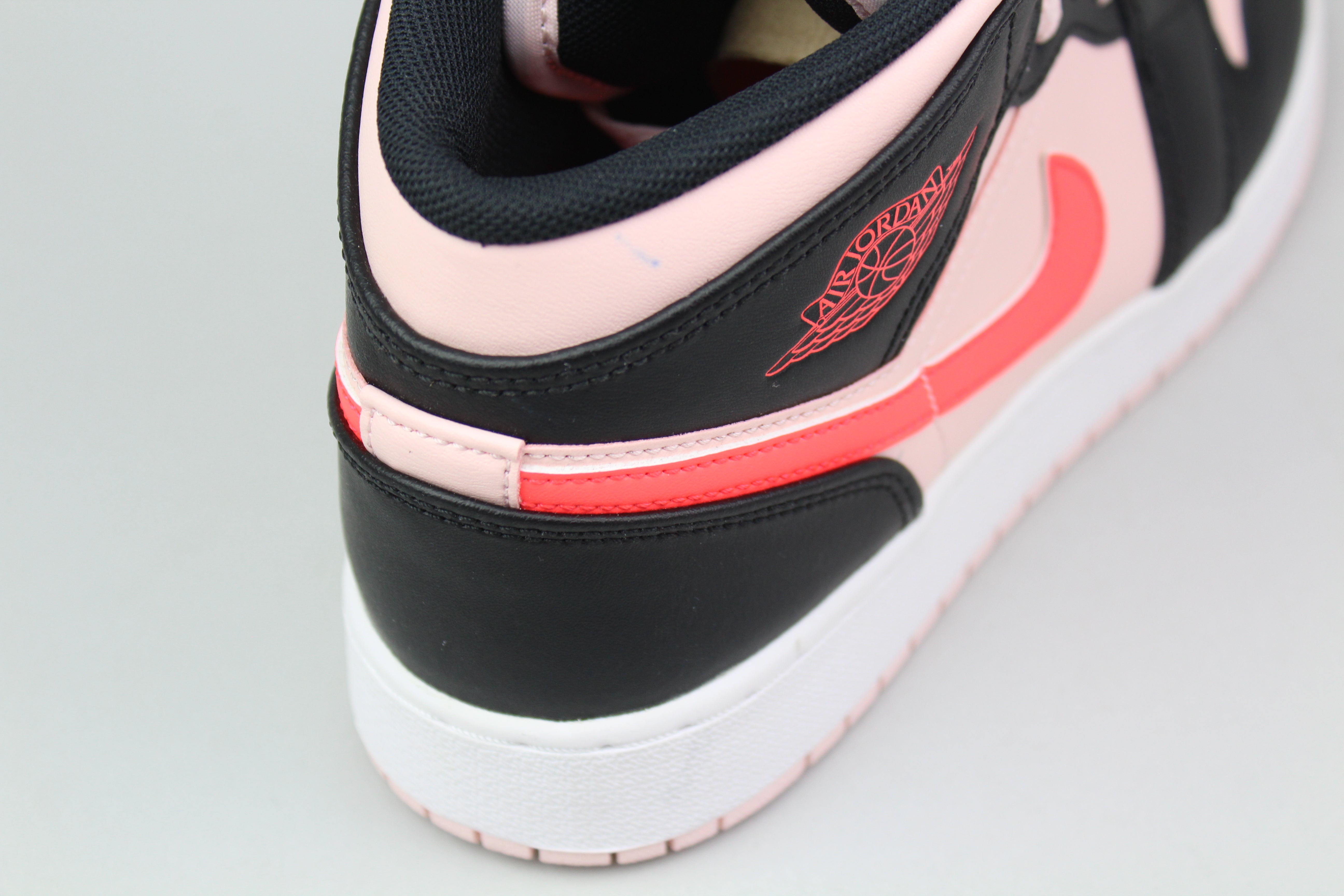 Jordan 1 Mid 'Black Pink Crimson' (GS) - Size 39 (ARCHIVE)-9440169689418-The Attic
