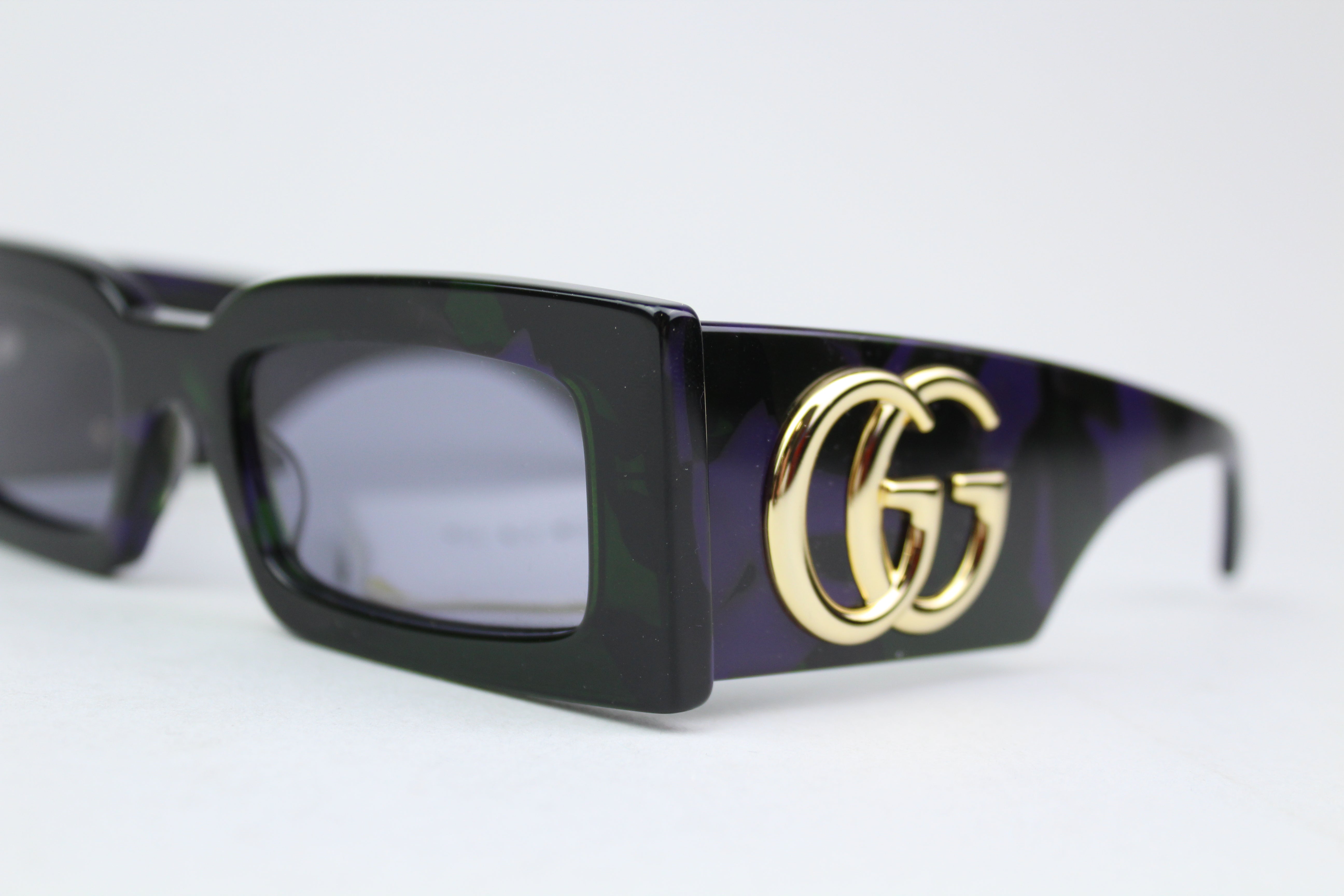 Gucci Sunglasses GG1425S Pearple/Black/Gold (ARCHIVE)-9447165591882-The Attic