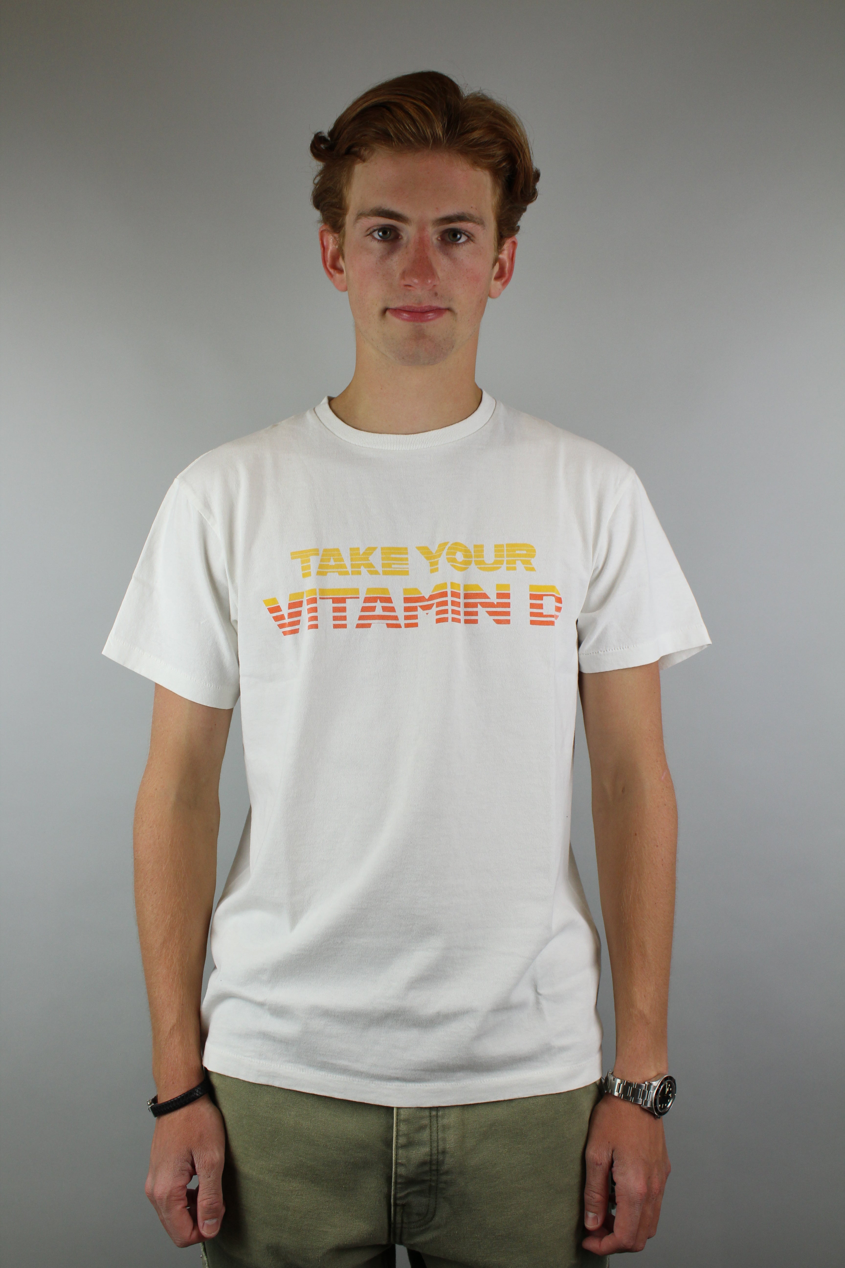 Gallery Dept. Vitamin D Tee 'White'-8747021369674-The Attic
