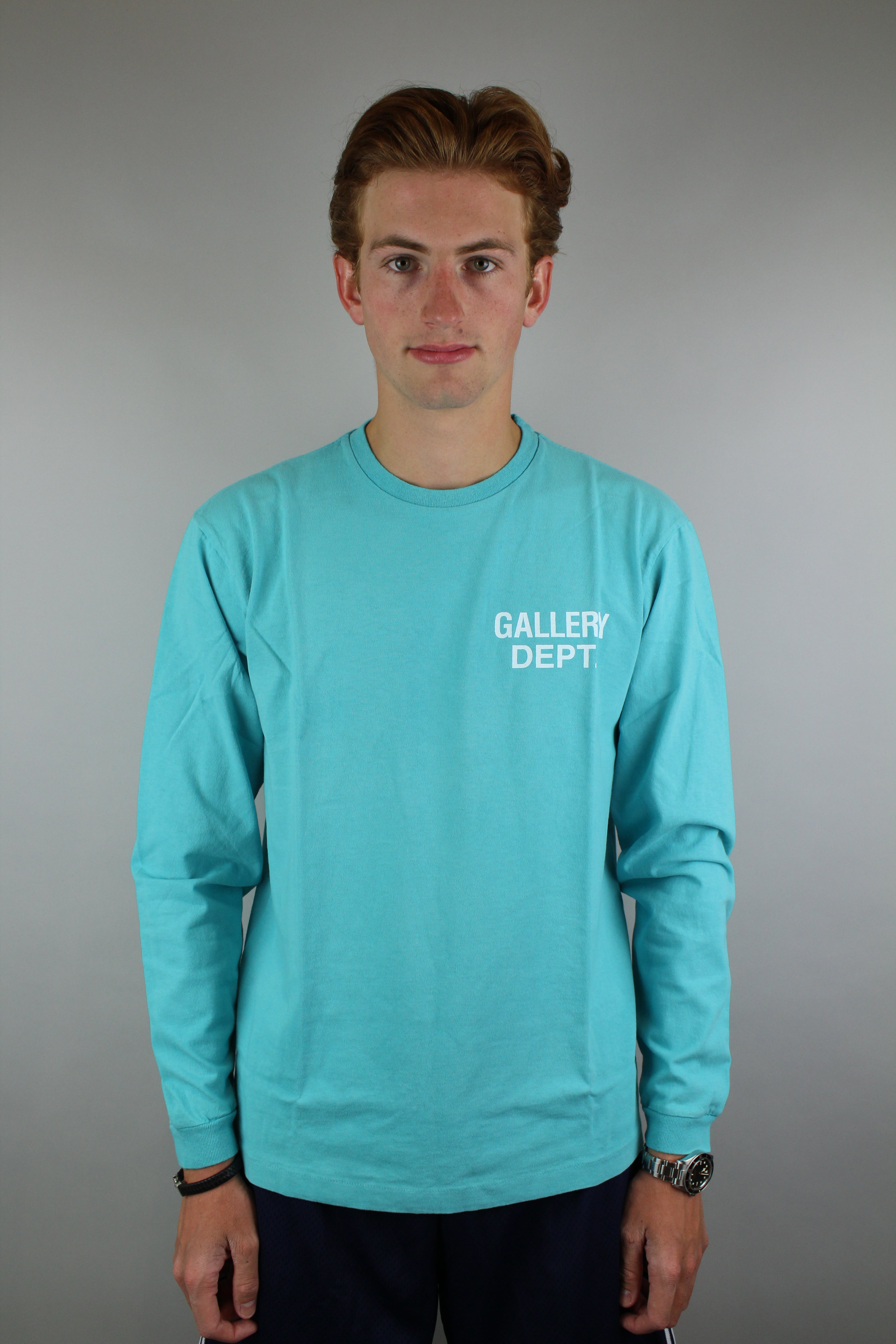 Gallery Dept. Souvenir Longsleeve 'Teal'-9464585617738-The Attic