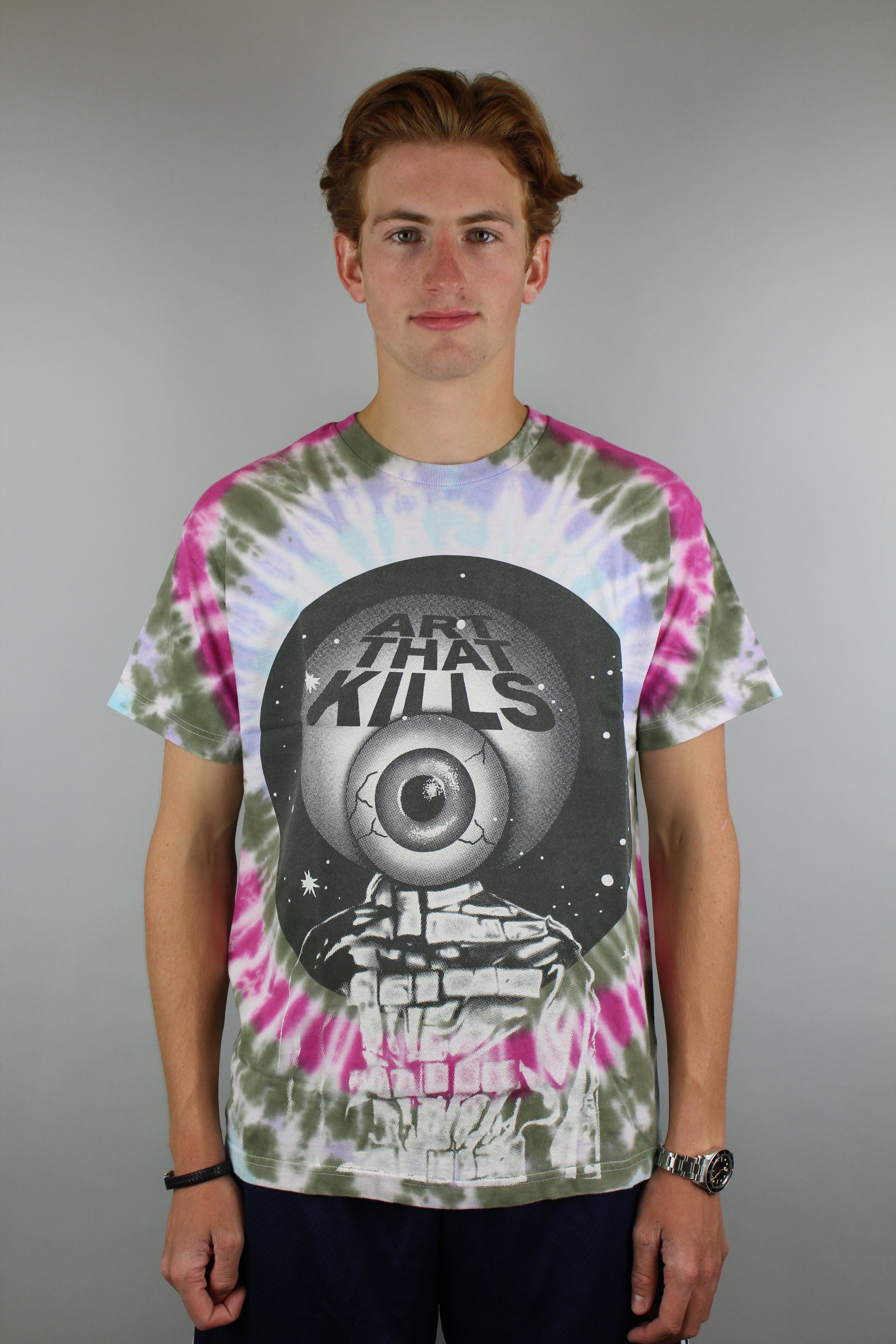 Gallery Dept. Totally Rod Tee 'Tie Dye'-9466188497226-The Attic