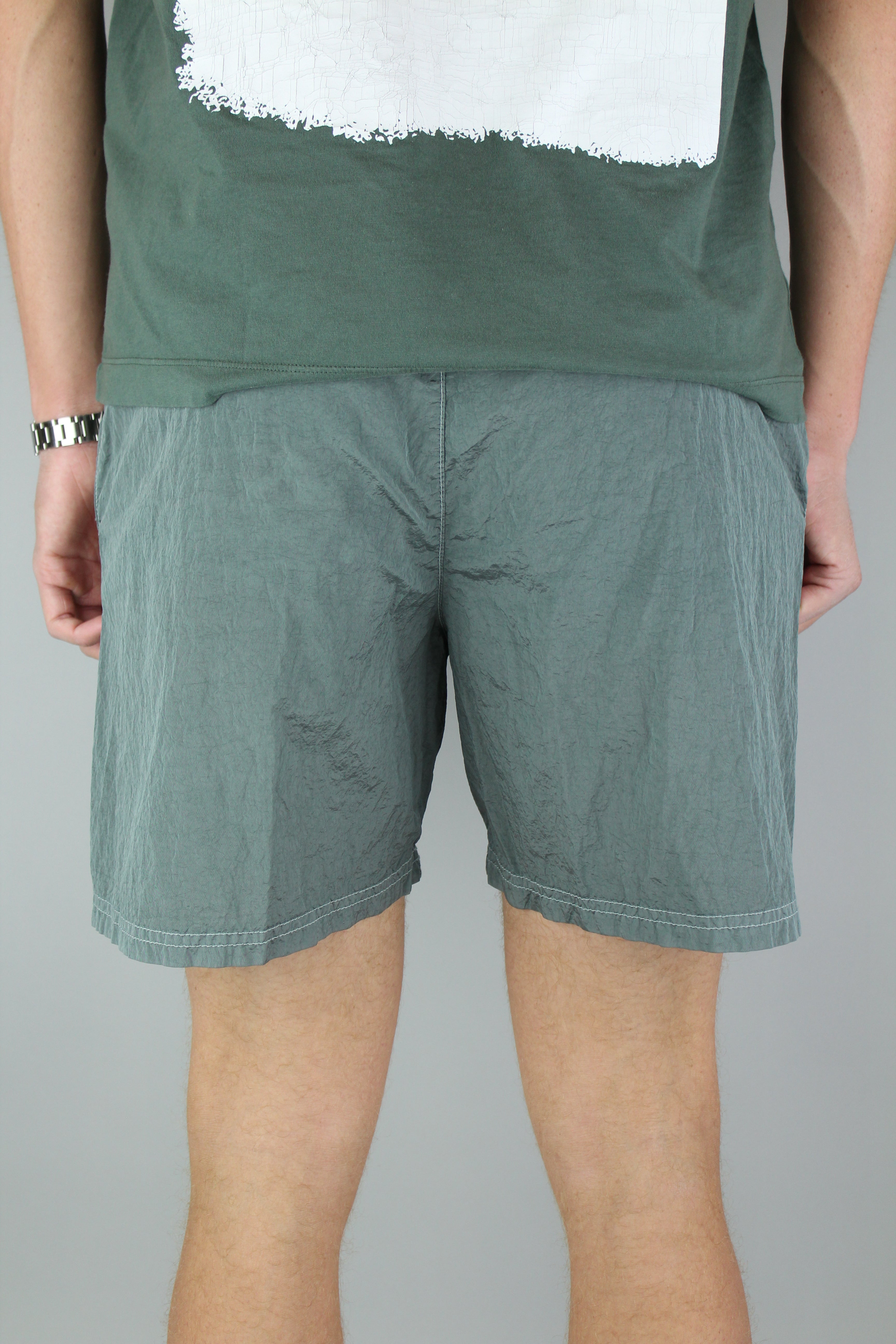 Stone Island Nylon Swim Short 'Green Grey'-9516155273546-The Attic