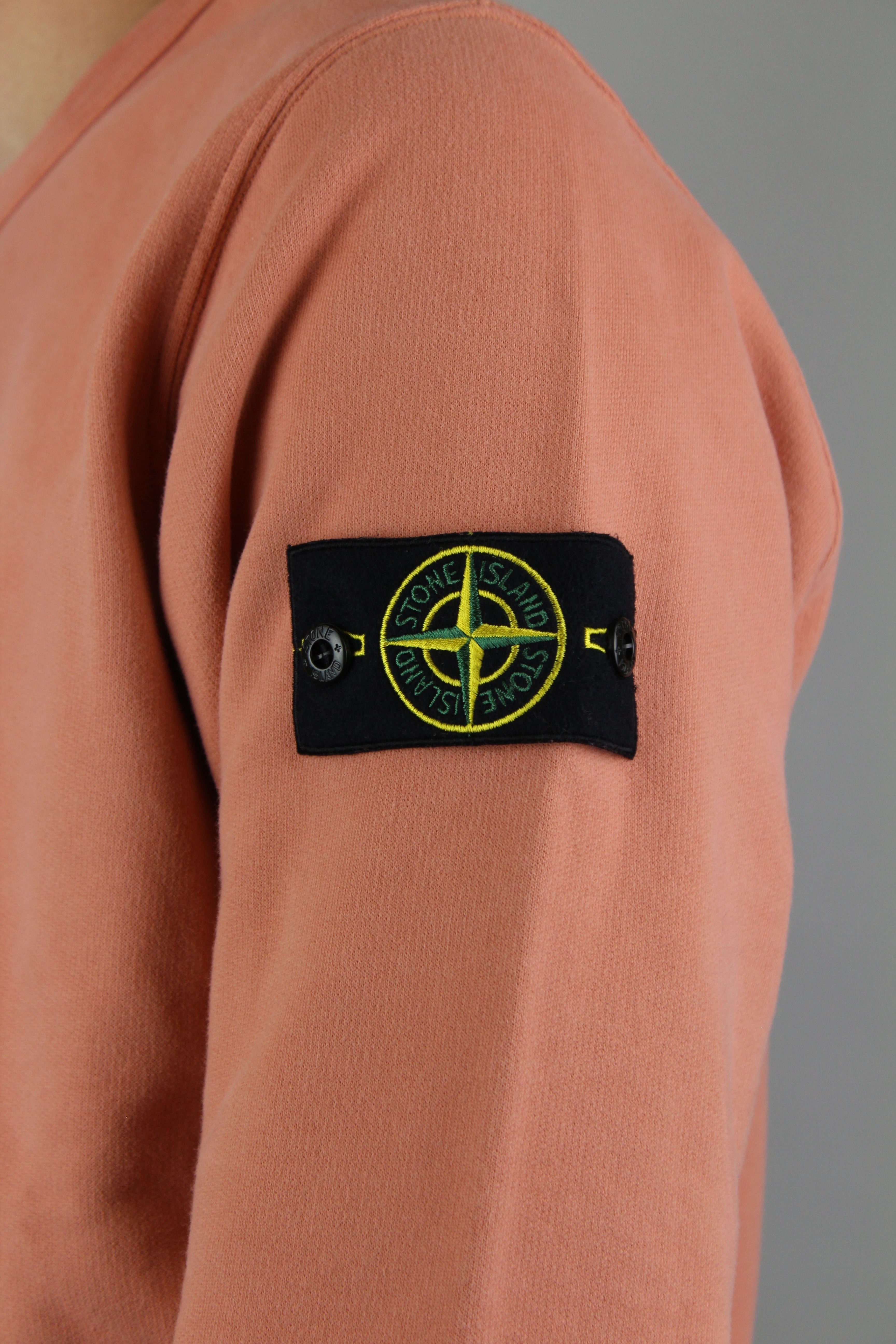 Stone Island Crewneck 'Peach Pink'-9516095996234-The Attic
