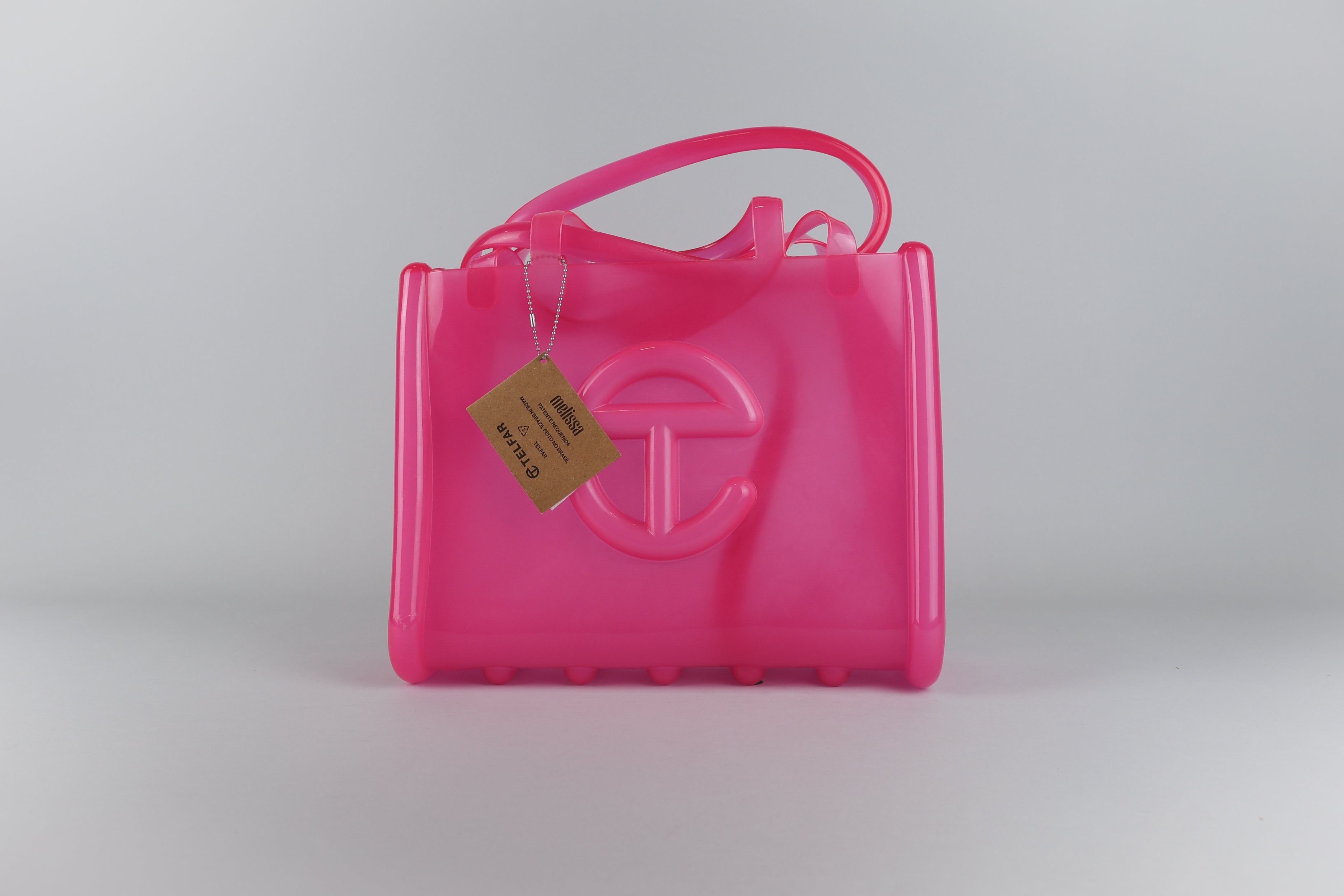 Telfar x Melissa Medium Jelly Shopper Clear Pink (ARCHIVE)-8751732654410-The Attic