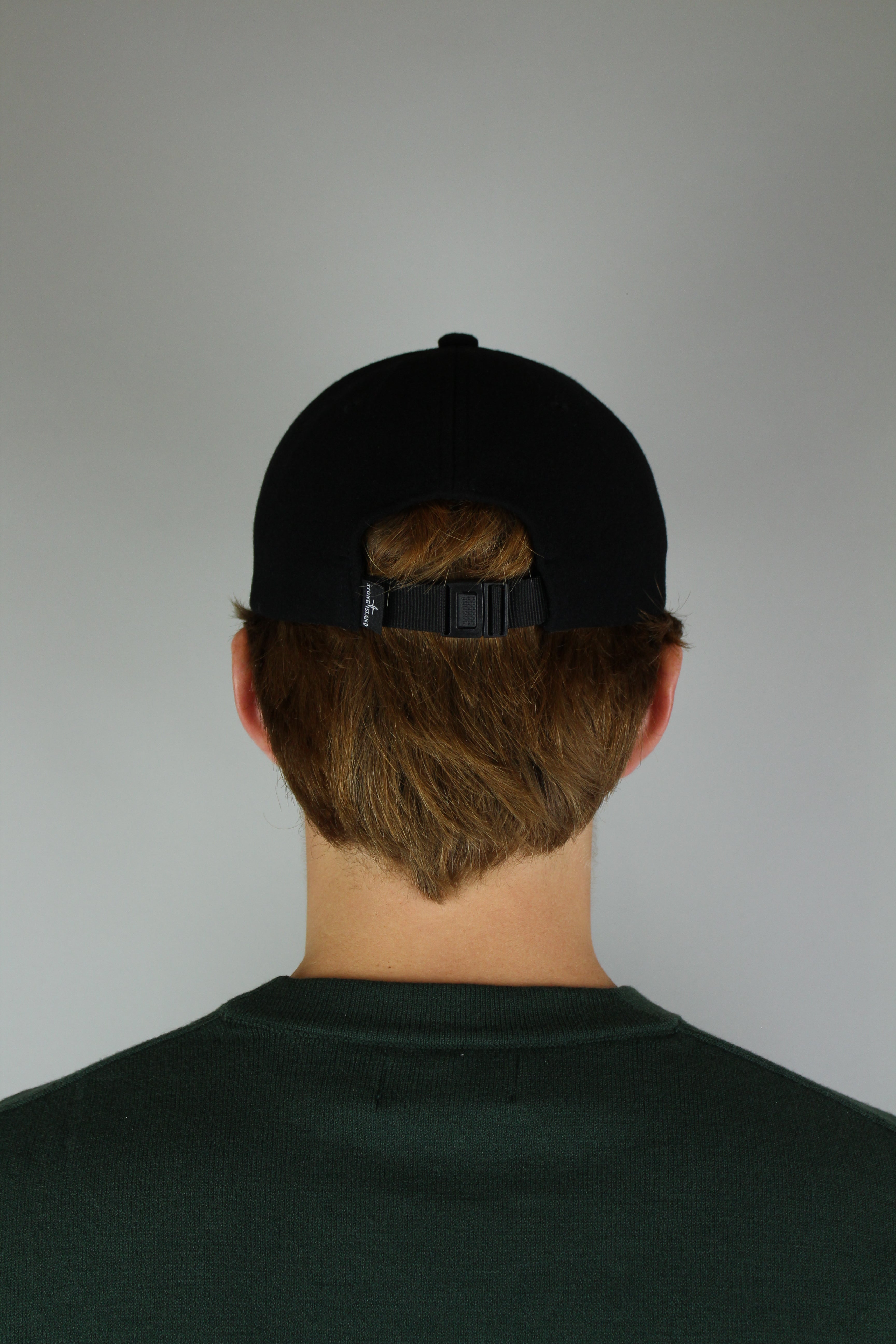 Stone Island Cap Wool 'Black'-9600402096458-The Attic