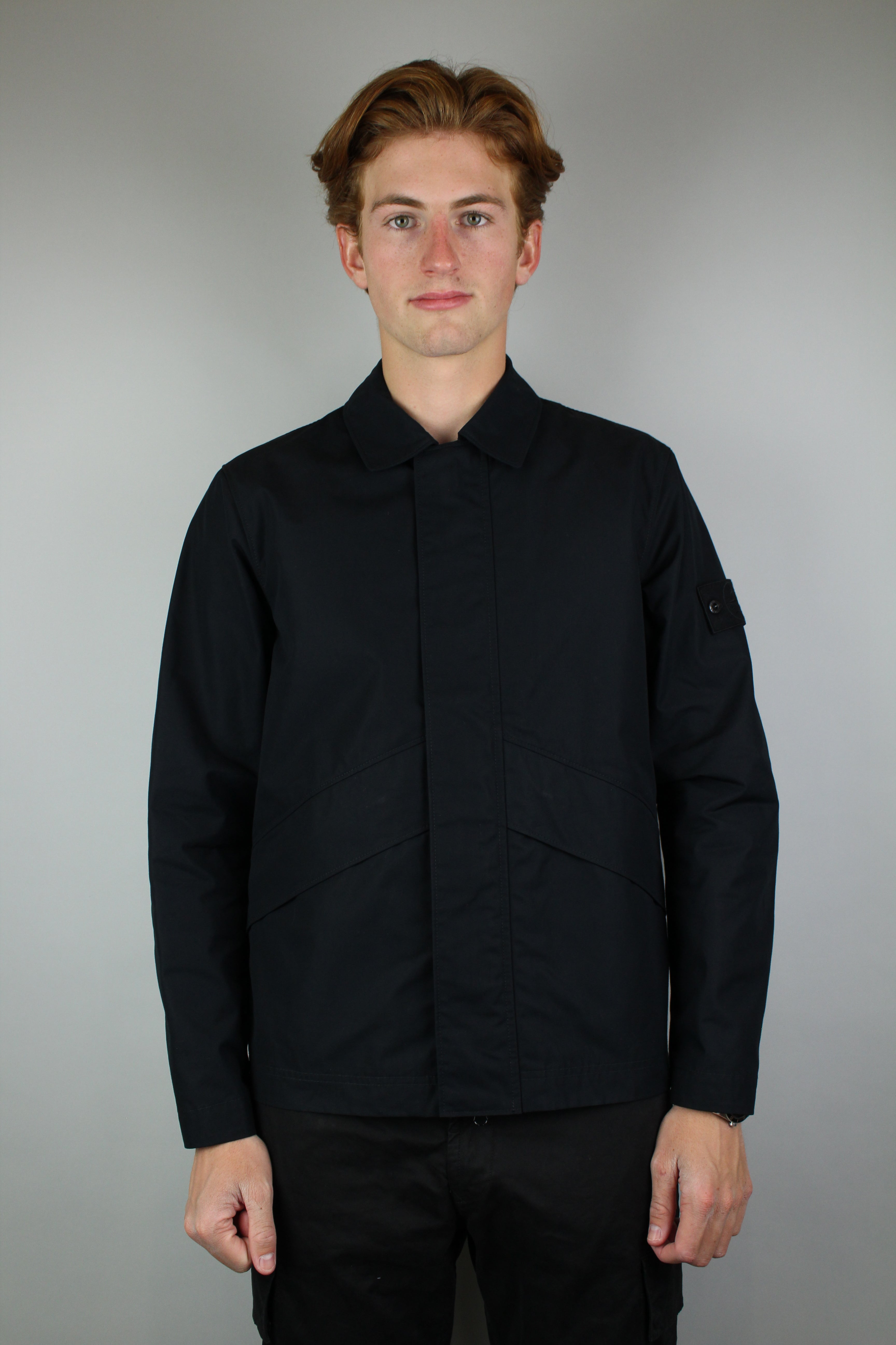 Stone Island Ghost Overshirt Jacket 'Black'-9517051969866-The Attic