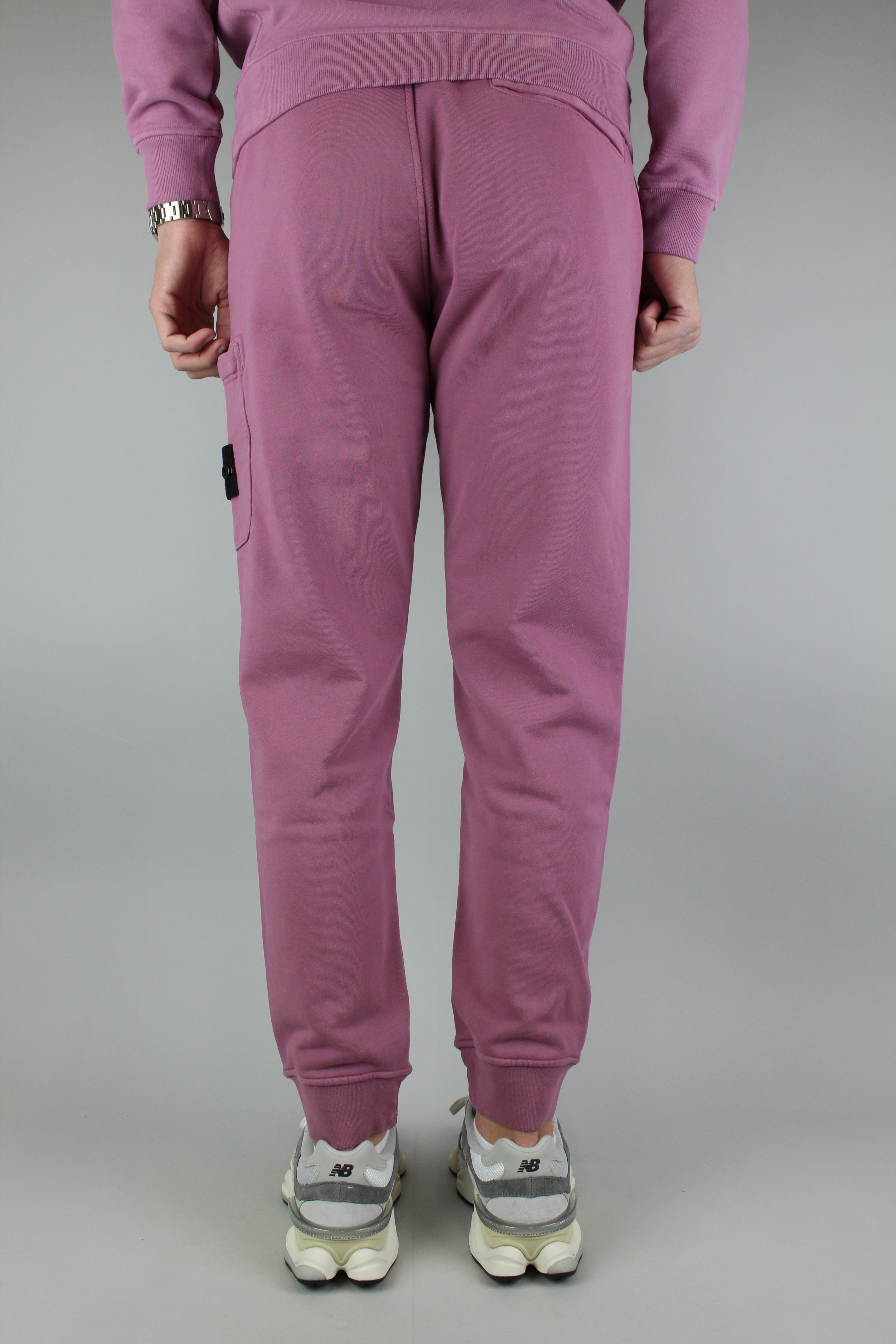 Stone Island Fleece Sweatpants 'Rose'-9517007896906-The Attic