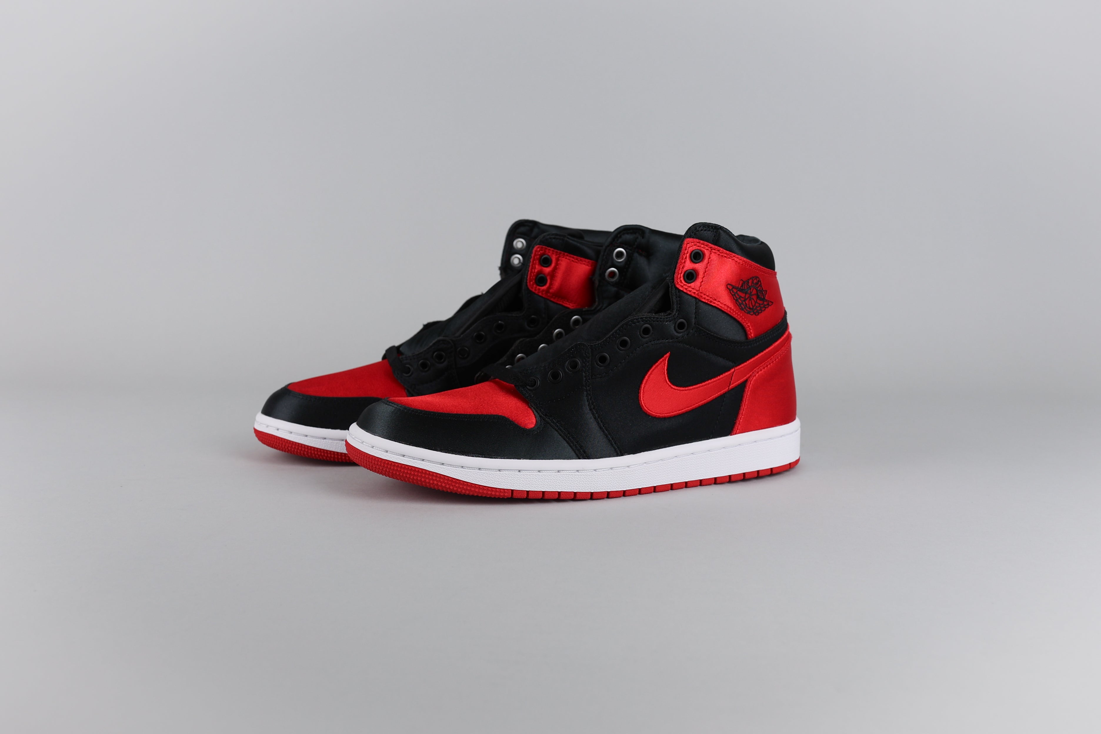 Jordan 1 Retro High OG Satin Bred (Womens) - Size 42 (ARCHIVE)-8751690973514-The Attic