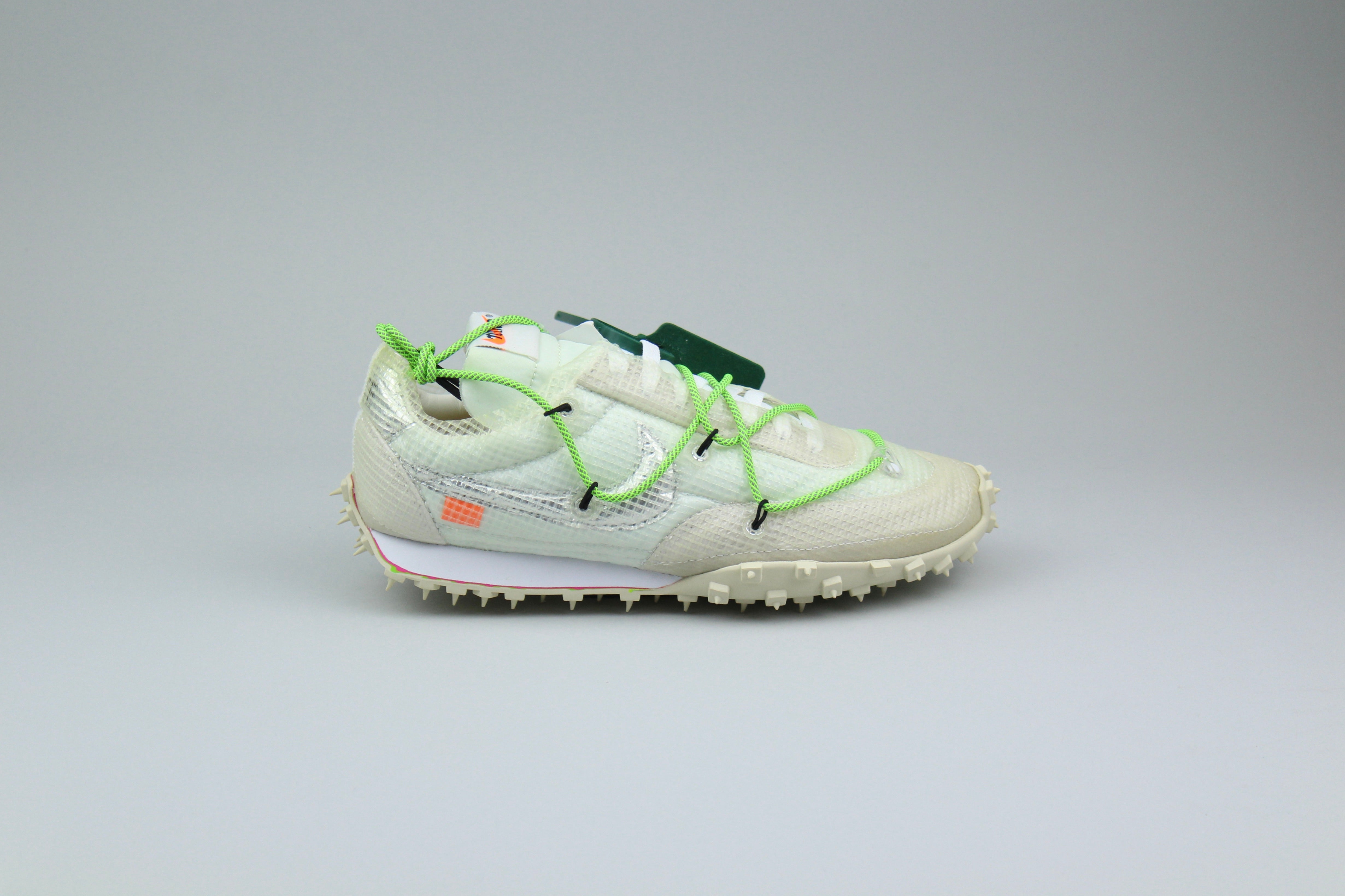 Off-White X Nike Waffle Racer SP 'White' - Size 42 (ARCHIVE)-9520181576010-The Attic