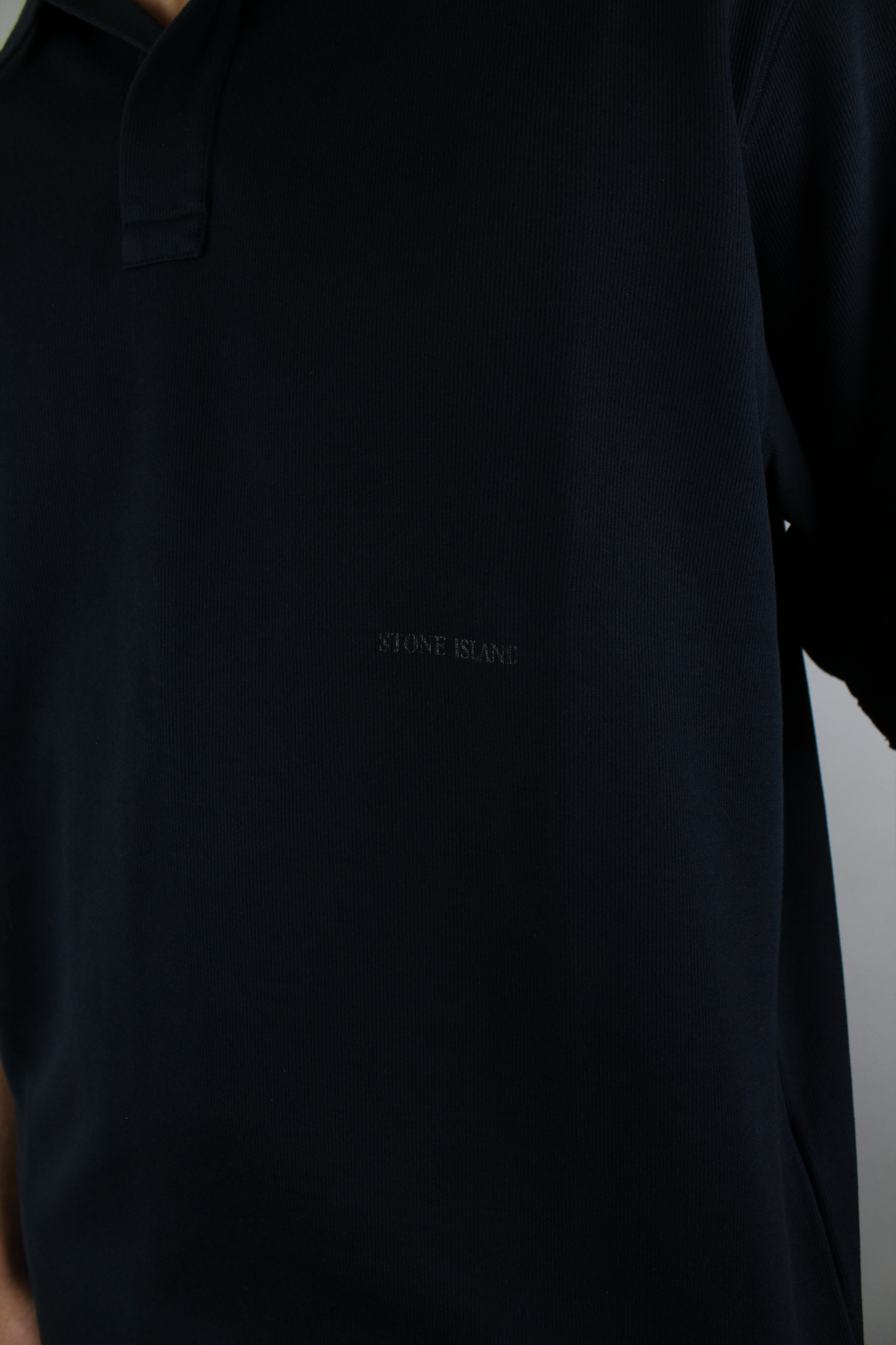 Stone Island Ghost Polo Shirt 'Navy Blue'-9602256437578-The Attic