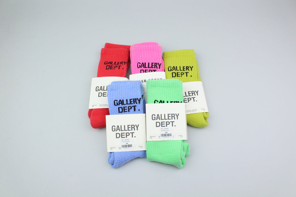 Gallery Dept. Socks 'Flo Blue'-9629186621770-The Attic