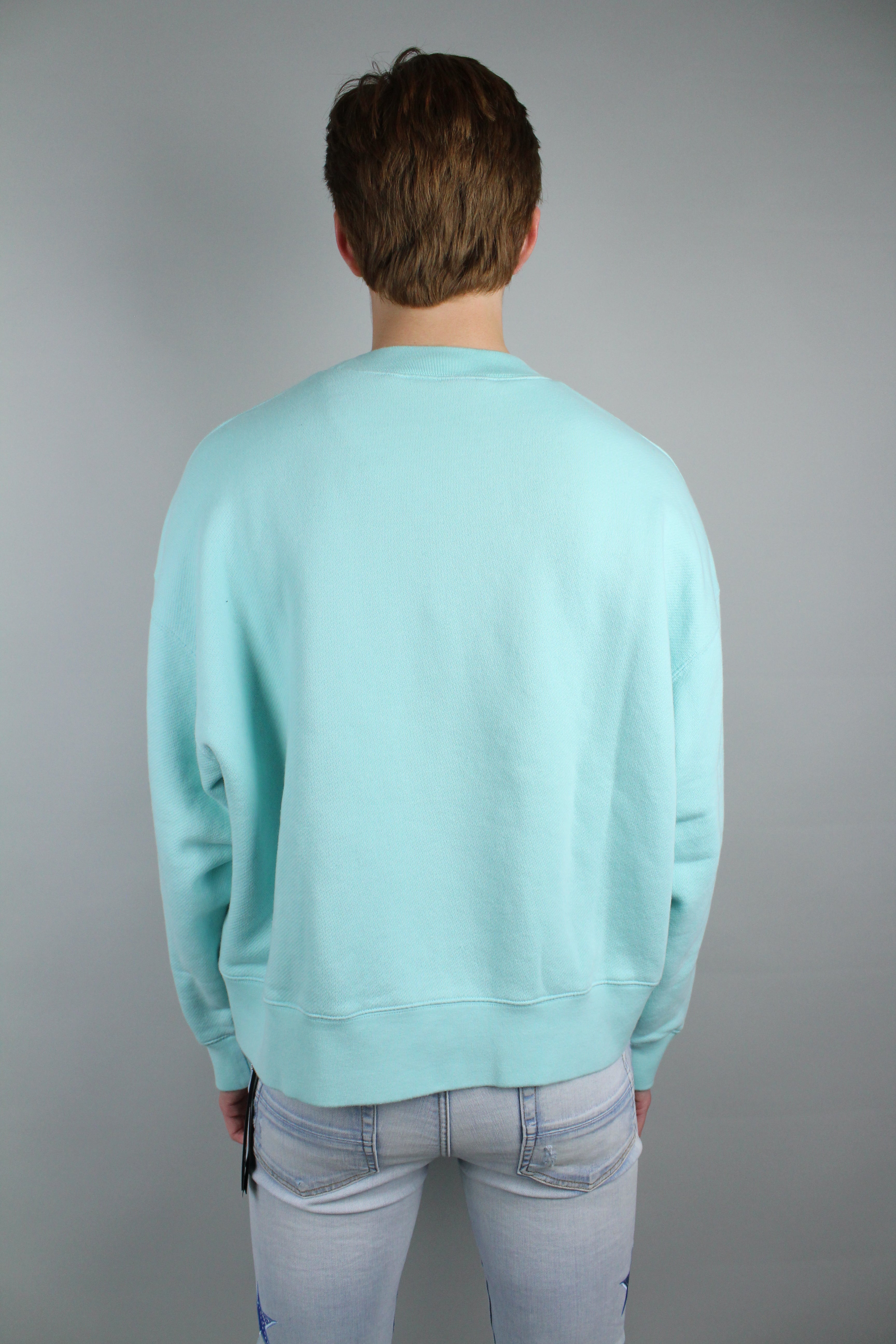 Palm Angels White Shark Sweater 'Blue'-8397282312522-The Attic