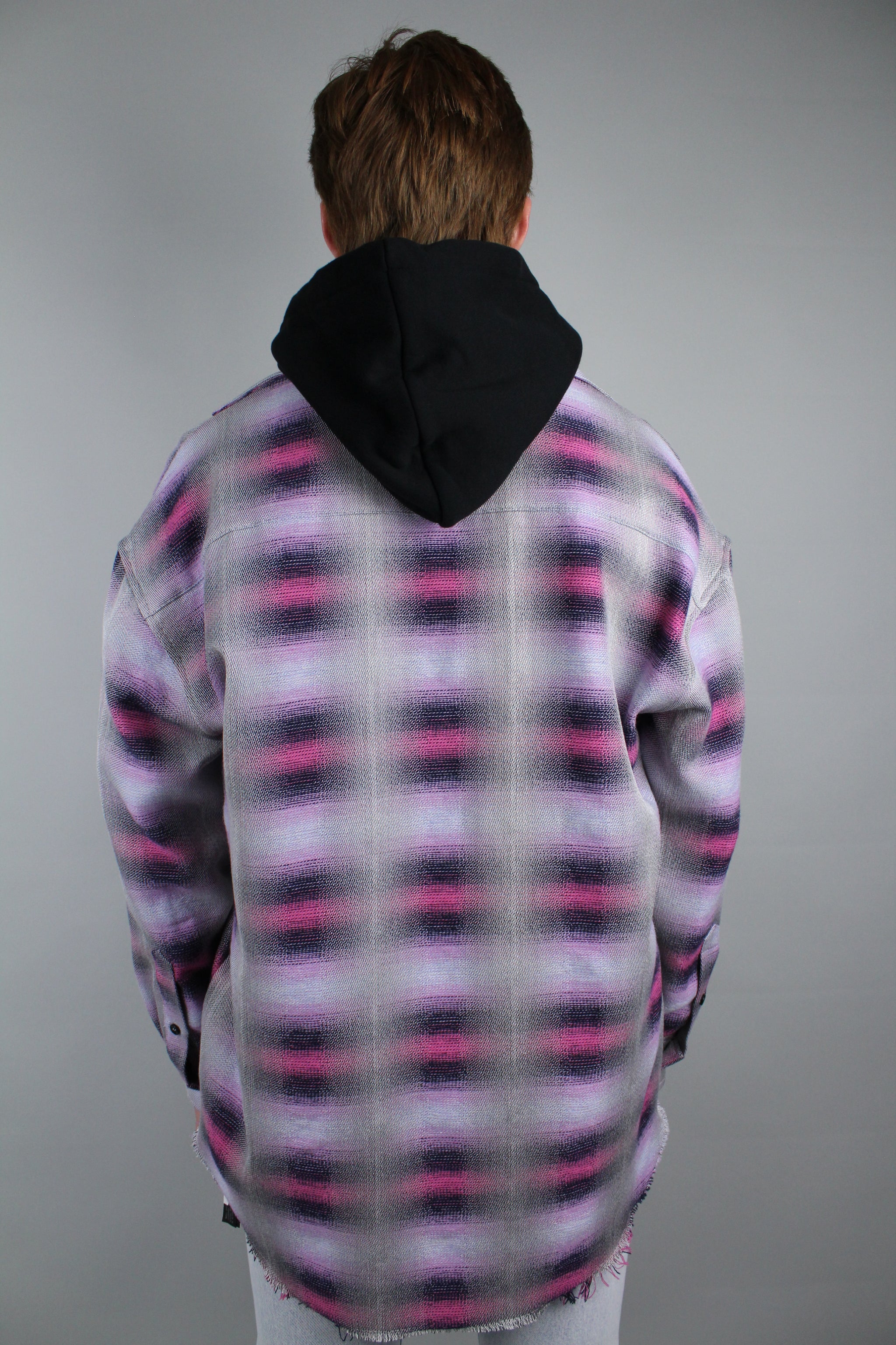Amiri Oversized Flannel (Purple/Pink) – The Attic