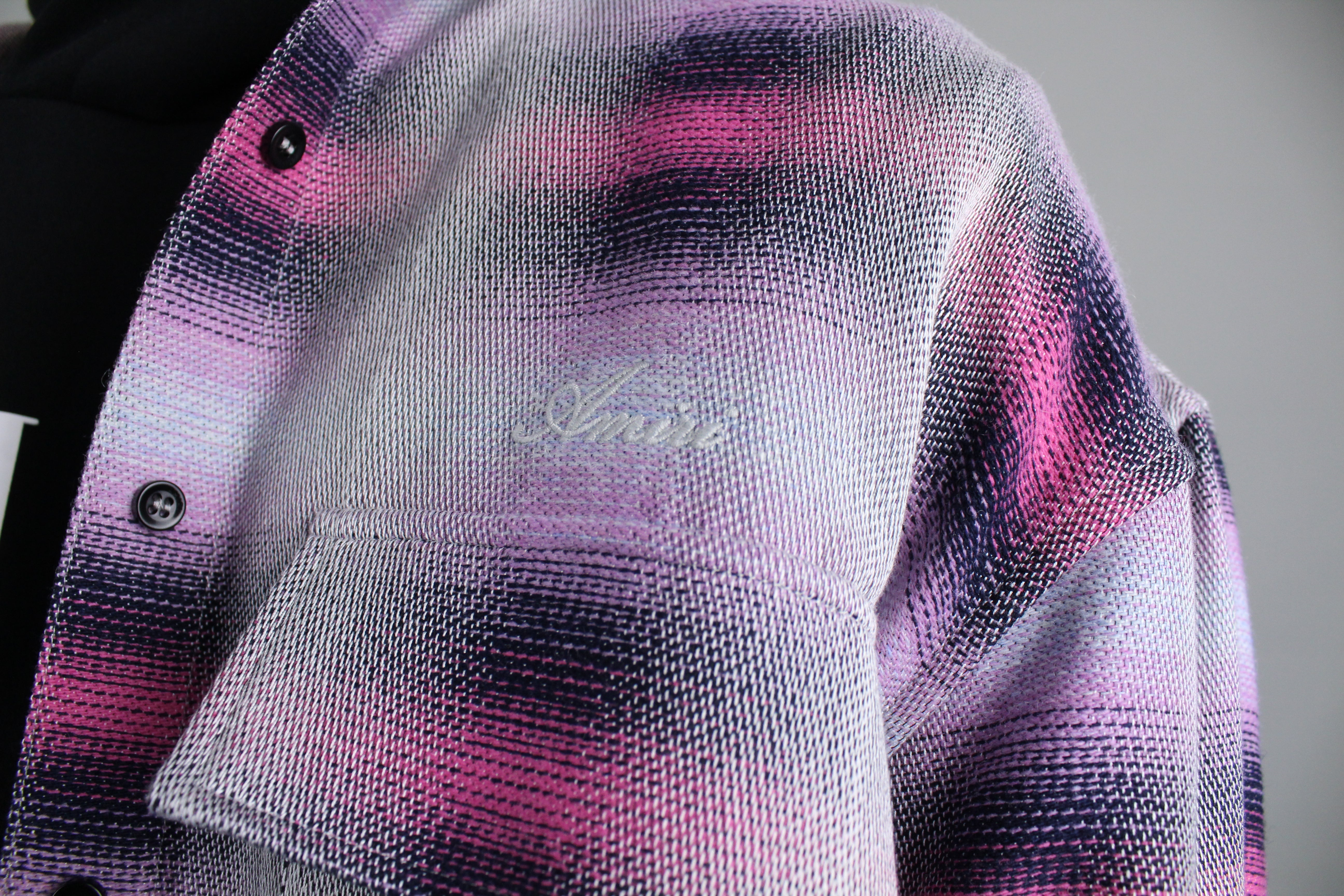 Amiri Oversized Flannel (Purple/Pink)-7739547648150-The Attic