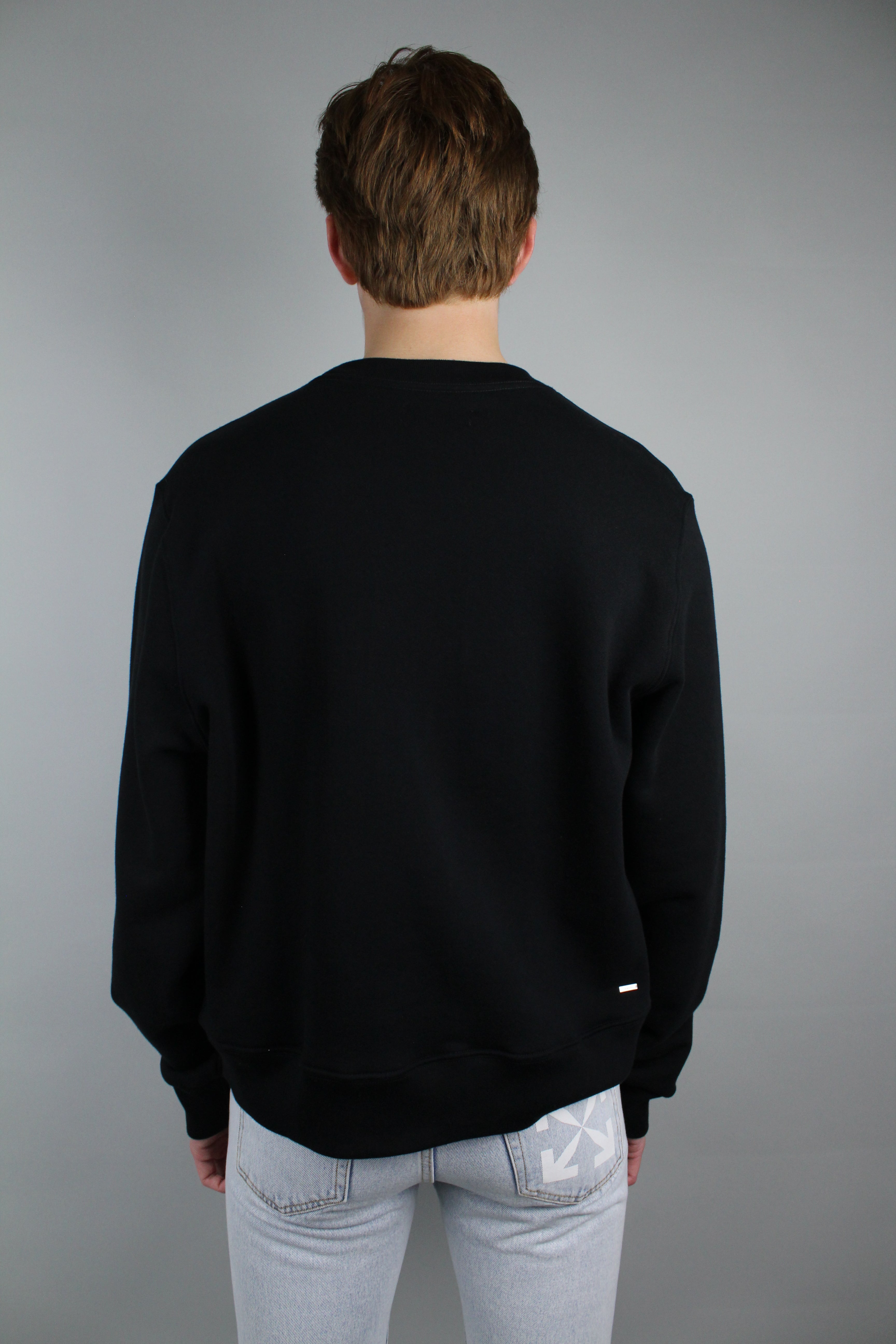 Amiri Core Logo Crewneck 'Black'-7629272645782-The Attic