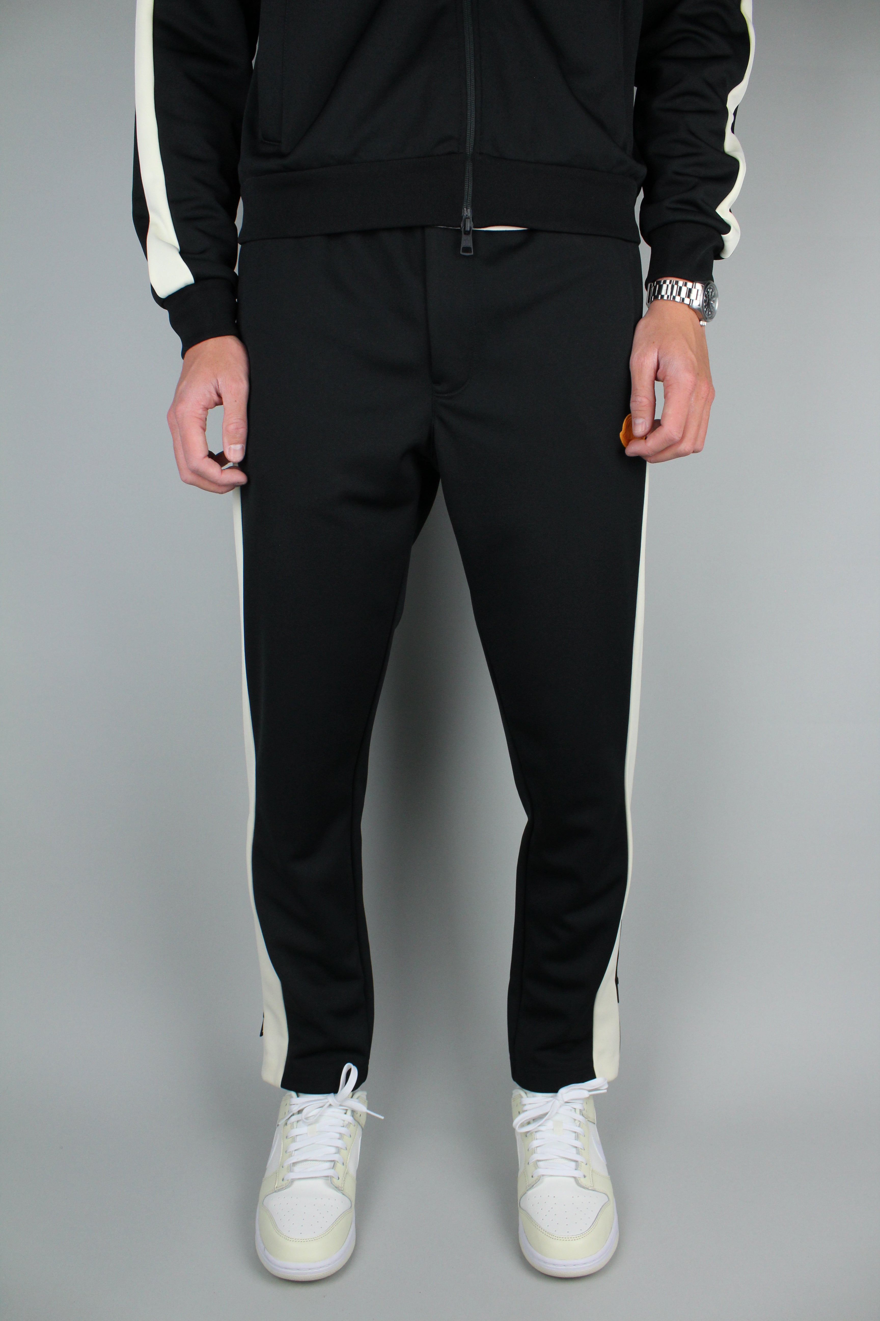 Moncler Trackpants (Black)-8474747830602-The Attic