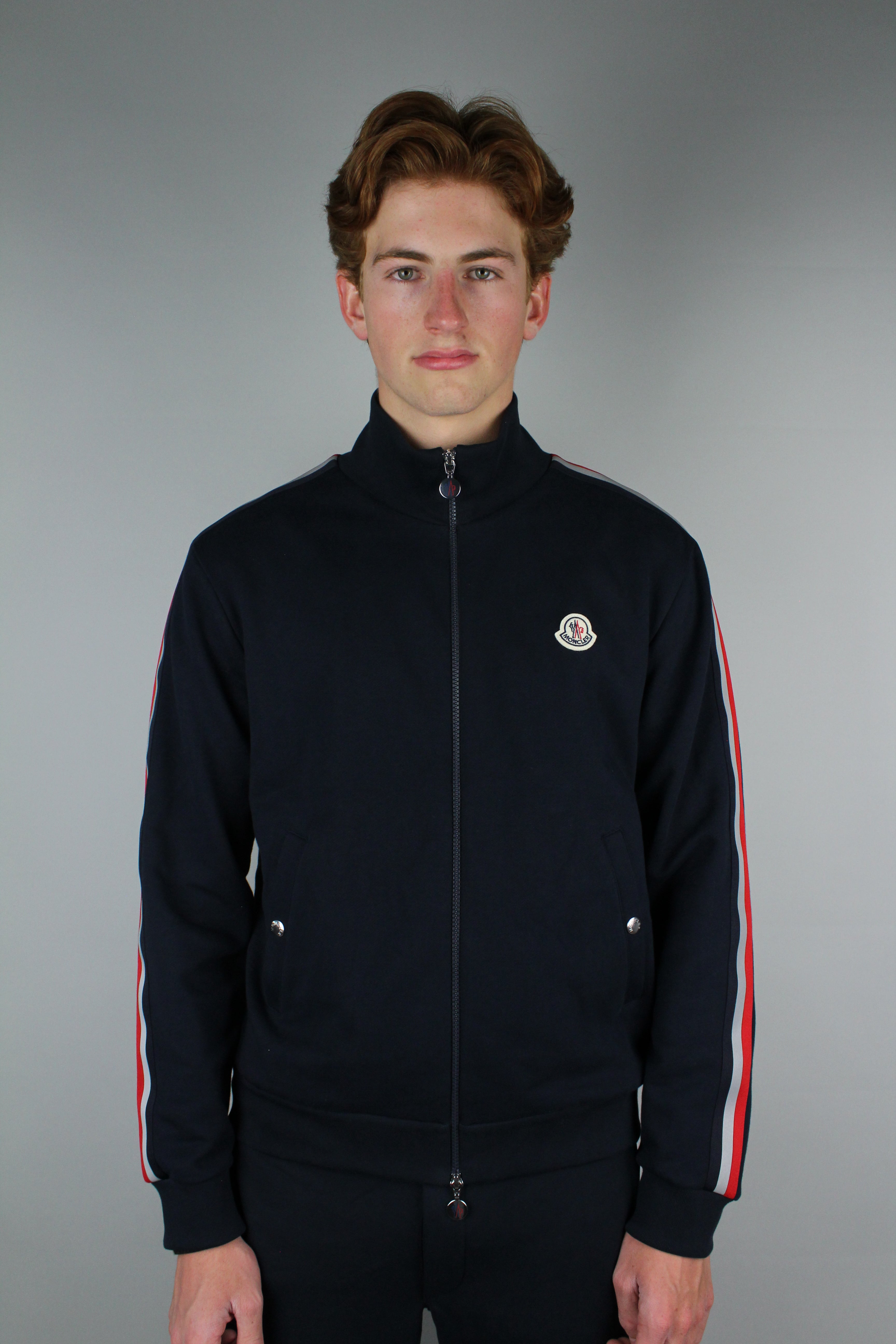 Moncler Track jacket 'Midnight Blue'-8474763362634-The Attic