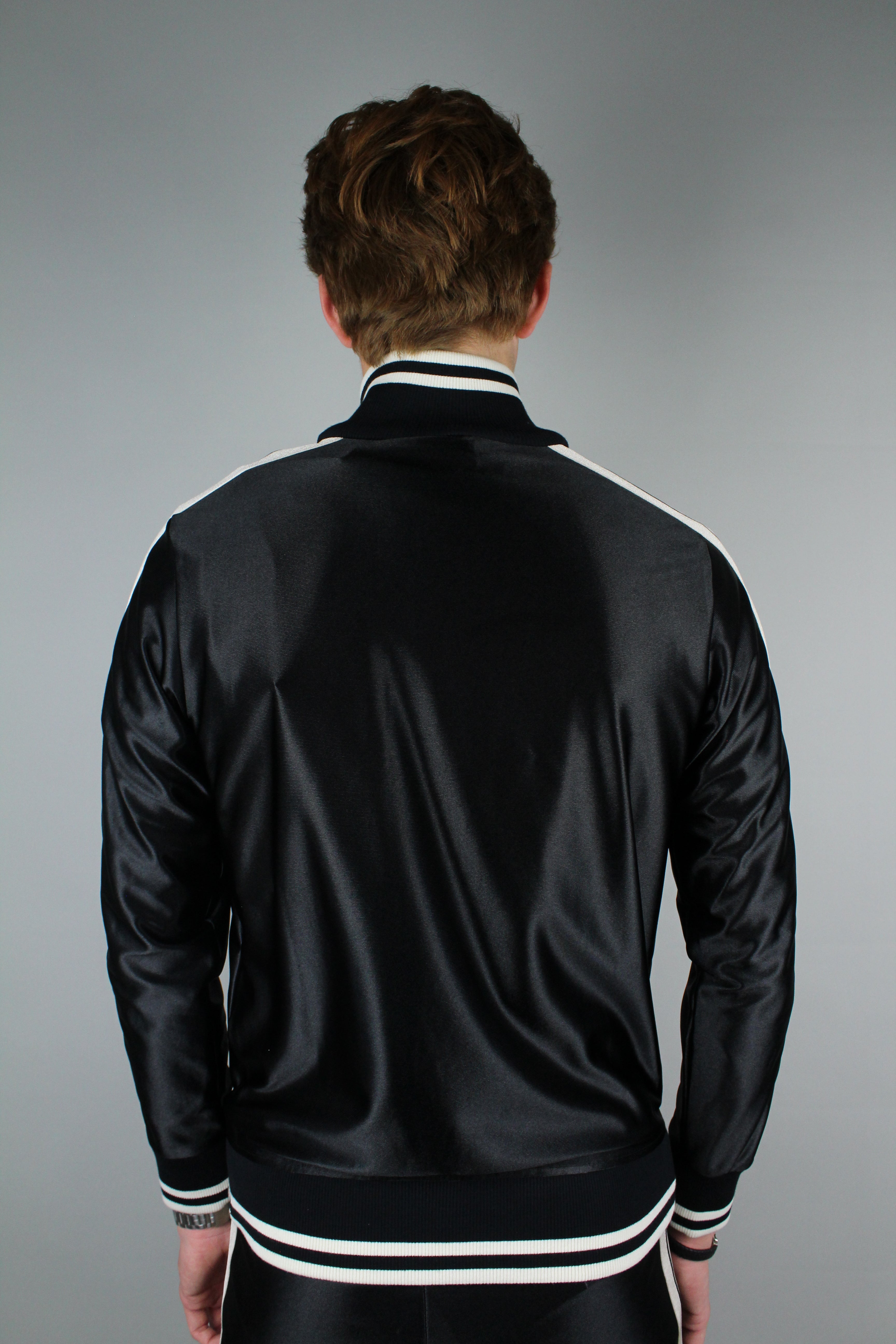 Moncler X Palm Angels Shiny Track Jacket 'Black'-8481734033738-The Attic