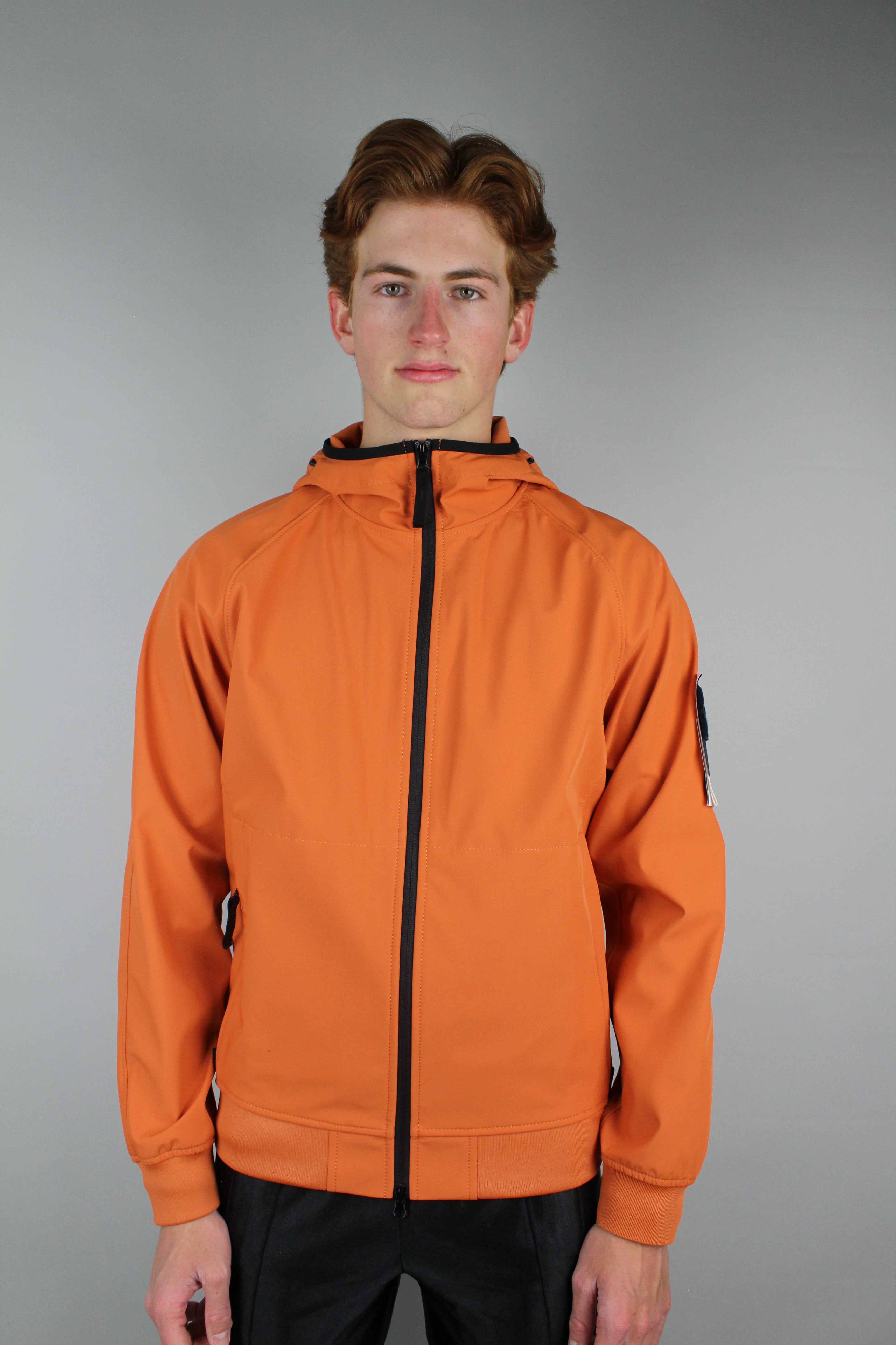 Stone Island Light Soft Shell-R Jacket 'Orange'-8478330454346-The Attic