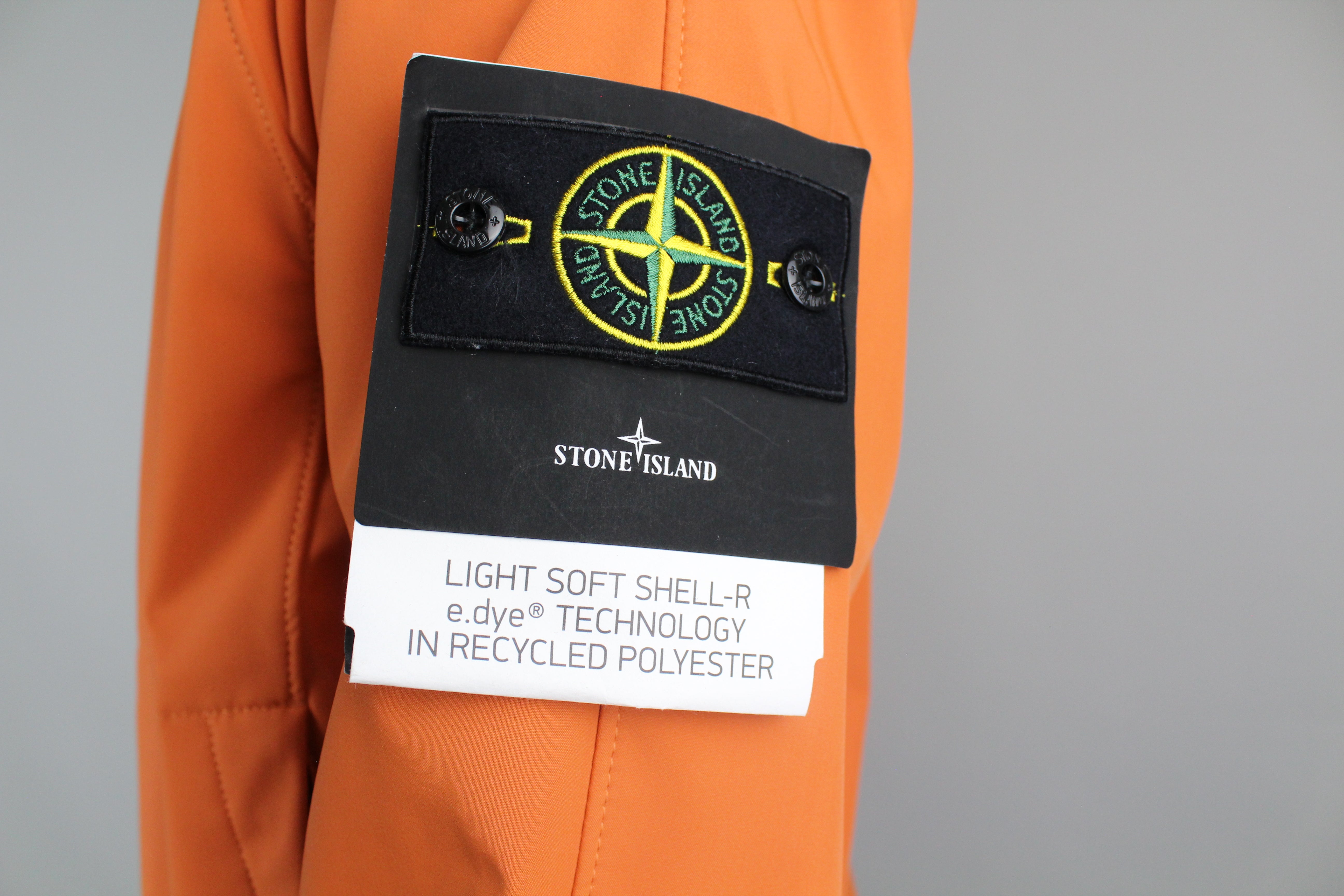Stone Island Light Soft Shell-R Jacket 'Orange'-8478330454346-The Attic
