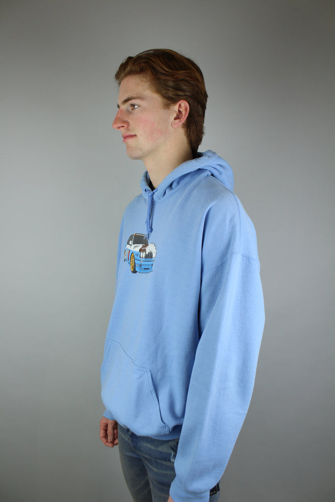 Travis Scott JACKBOYS Vehicle Hoodie 'Blue' - Size L (ARCHIVE)-10259265290570-The Attic