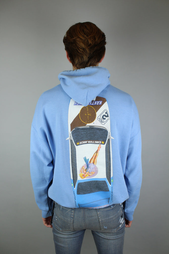 Travis Scott JACKBOYS Vehicle Hoodie 'Blue' - Size L (ARCHIVE)-10259265290570-The Attic