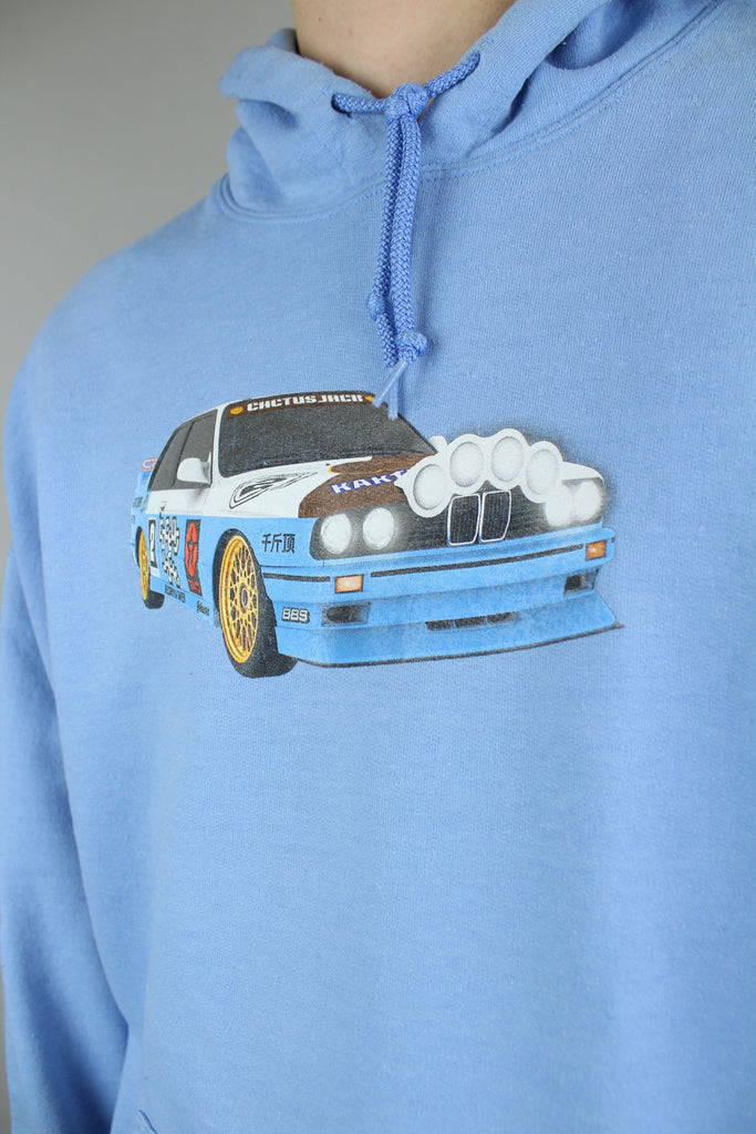 Travis Scott JACKBOYS Vehicle Hoodie 'Blue' - Size L (ARCHIVE)-10259265290570-The Attic