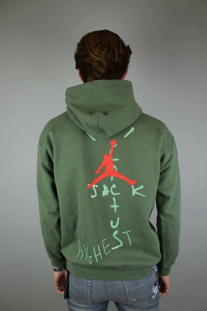 Travis Scott x Air Jordan Highest Hoodie 'Green' - Size M (ARCHIVE)-10259296223562-The Attic