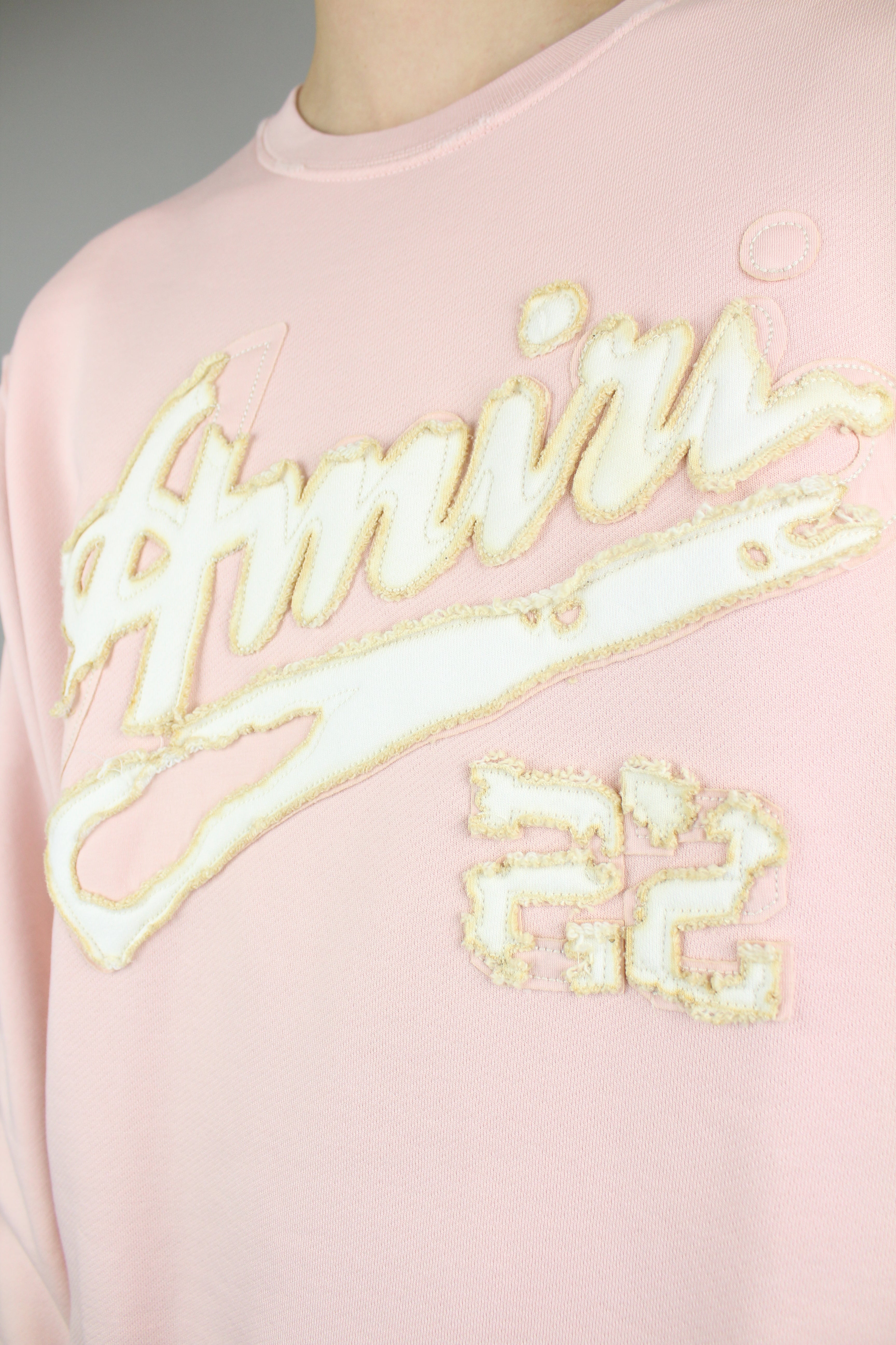 Amiri 22 Crewneck 'Pink'-9620434813258-The Attic