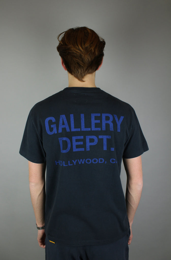 Gallery Dept. Souvenir Tee 'Washed Black'-9621131329866-The Attic