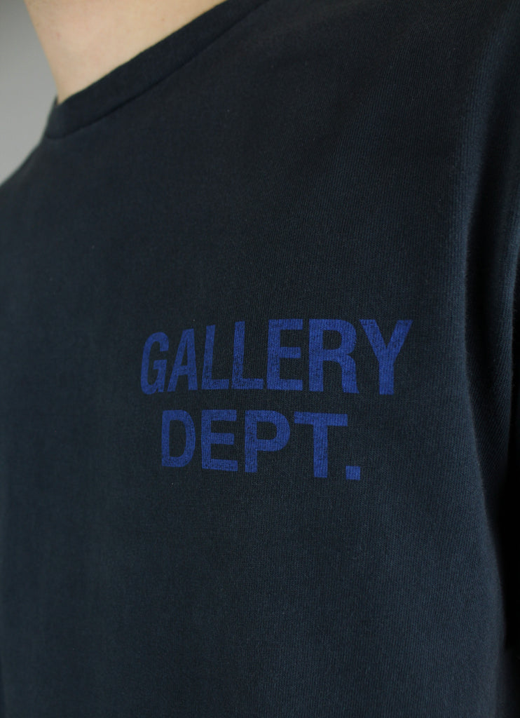 Gallery Dept. Souvenir Tee 'Washed Black'-9621131329866-The Attic