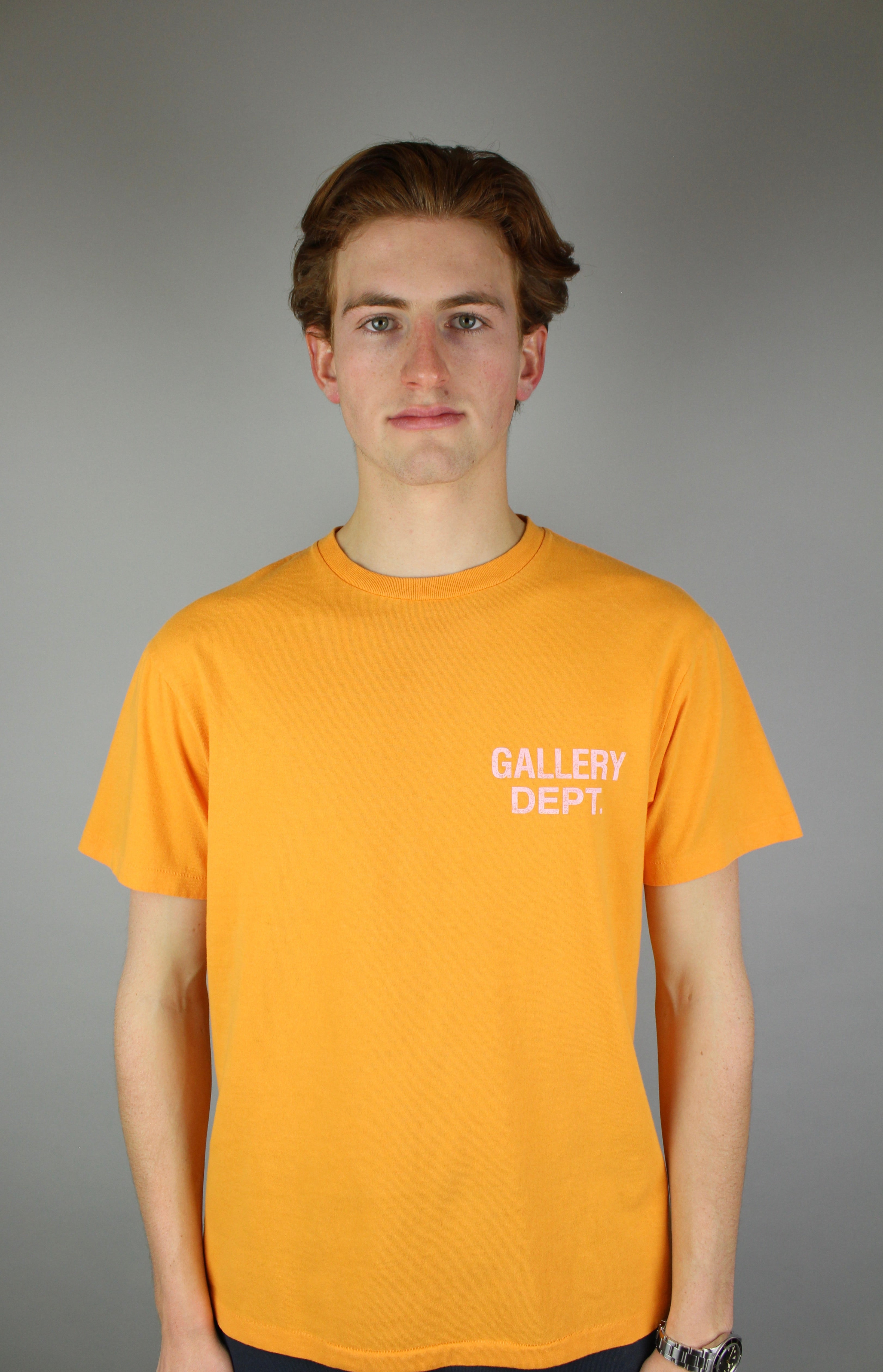 Gallery Dept. Souvenir Tee 'Bright Orange'-9621140013386-The Attic