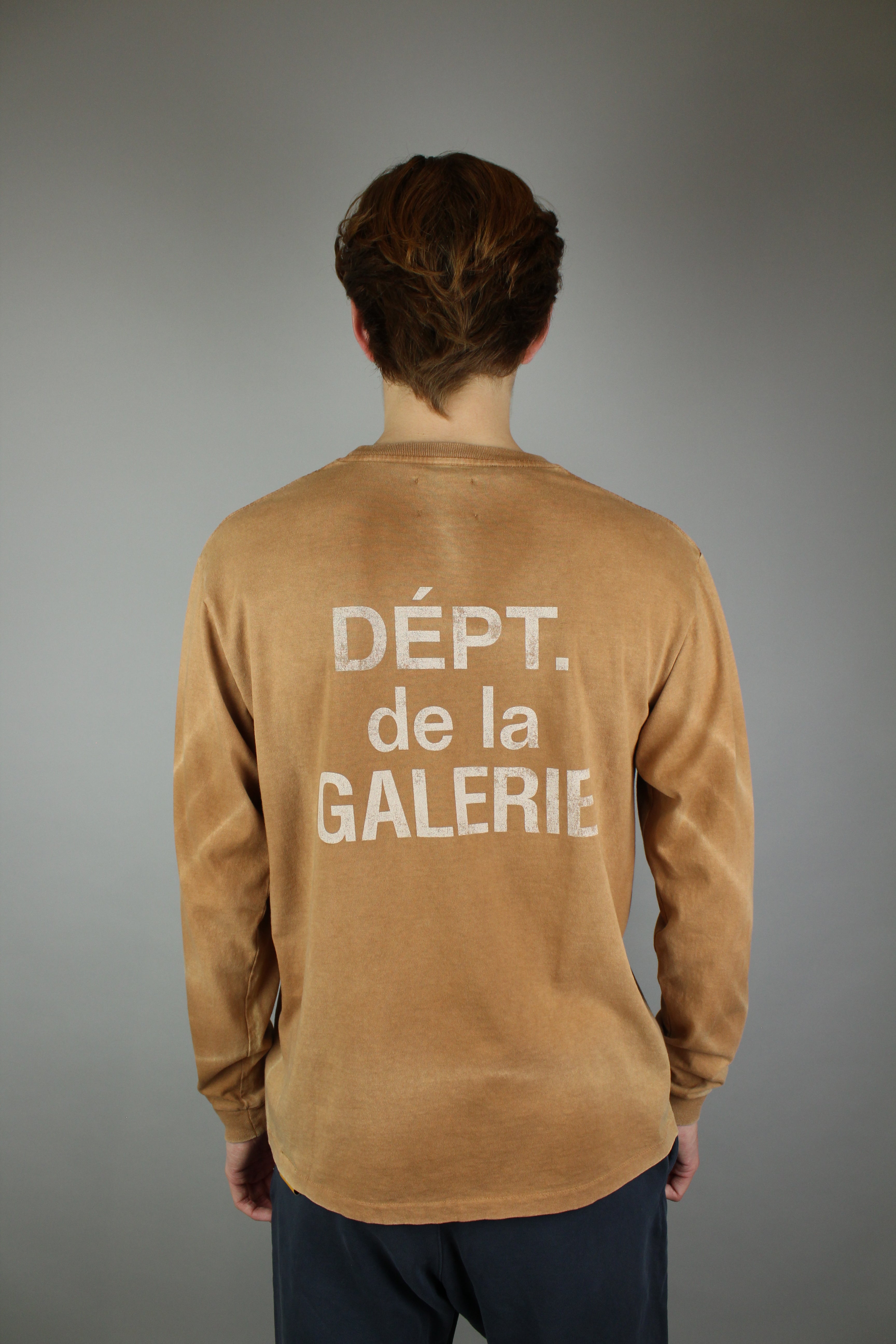 Gallery Dept. French Longsleeve 'Cocoa' (Vintage Washing)-9621263352138-The Attic