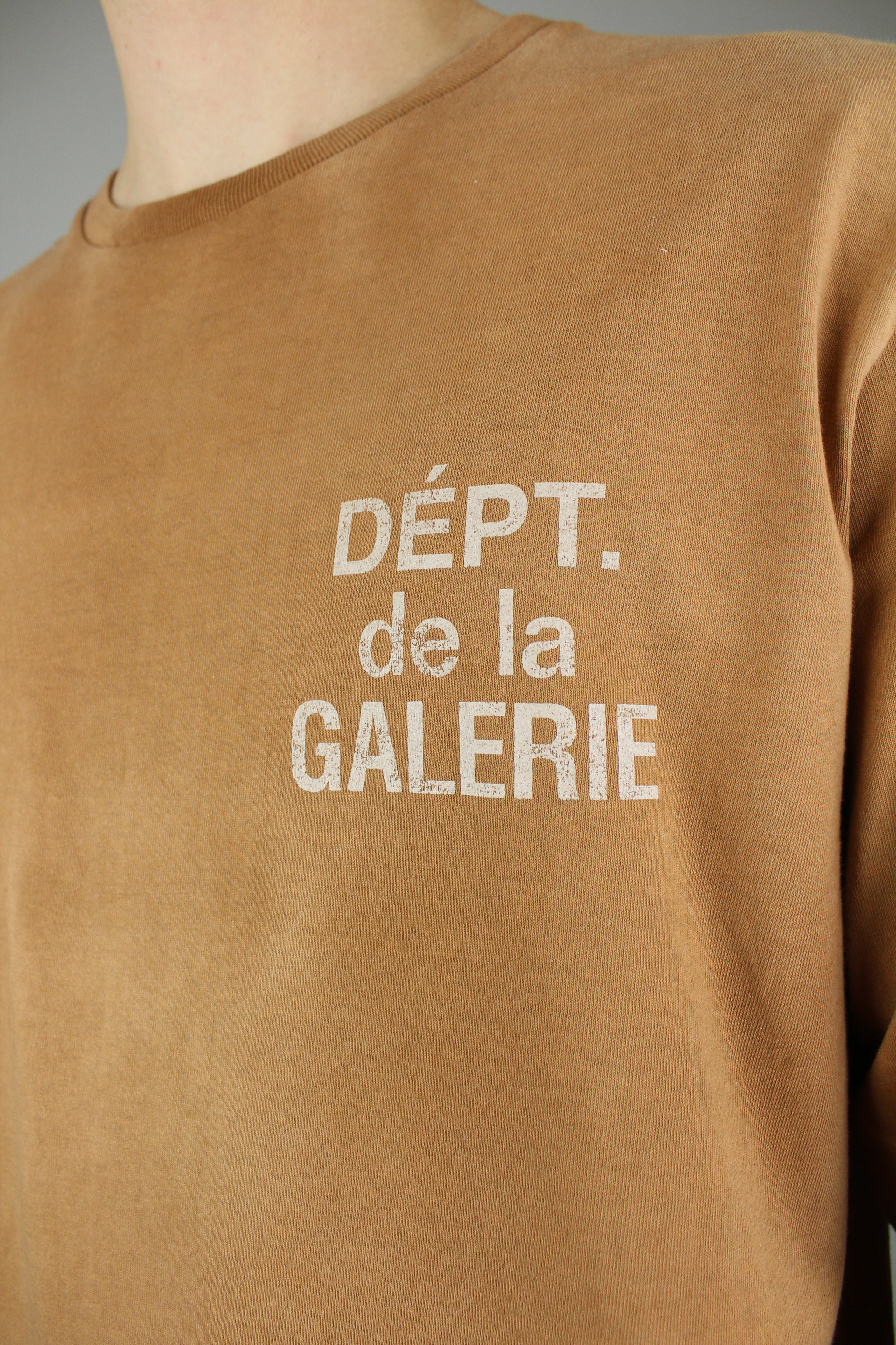 Gallery Dept. French Longsleeve 'Cocoa' (Vintage Washing)-9621263352138-The Attic