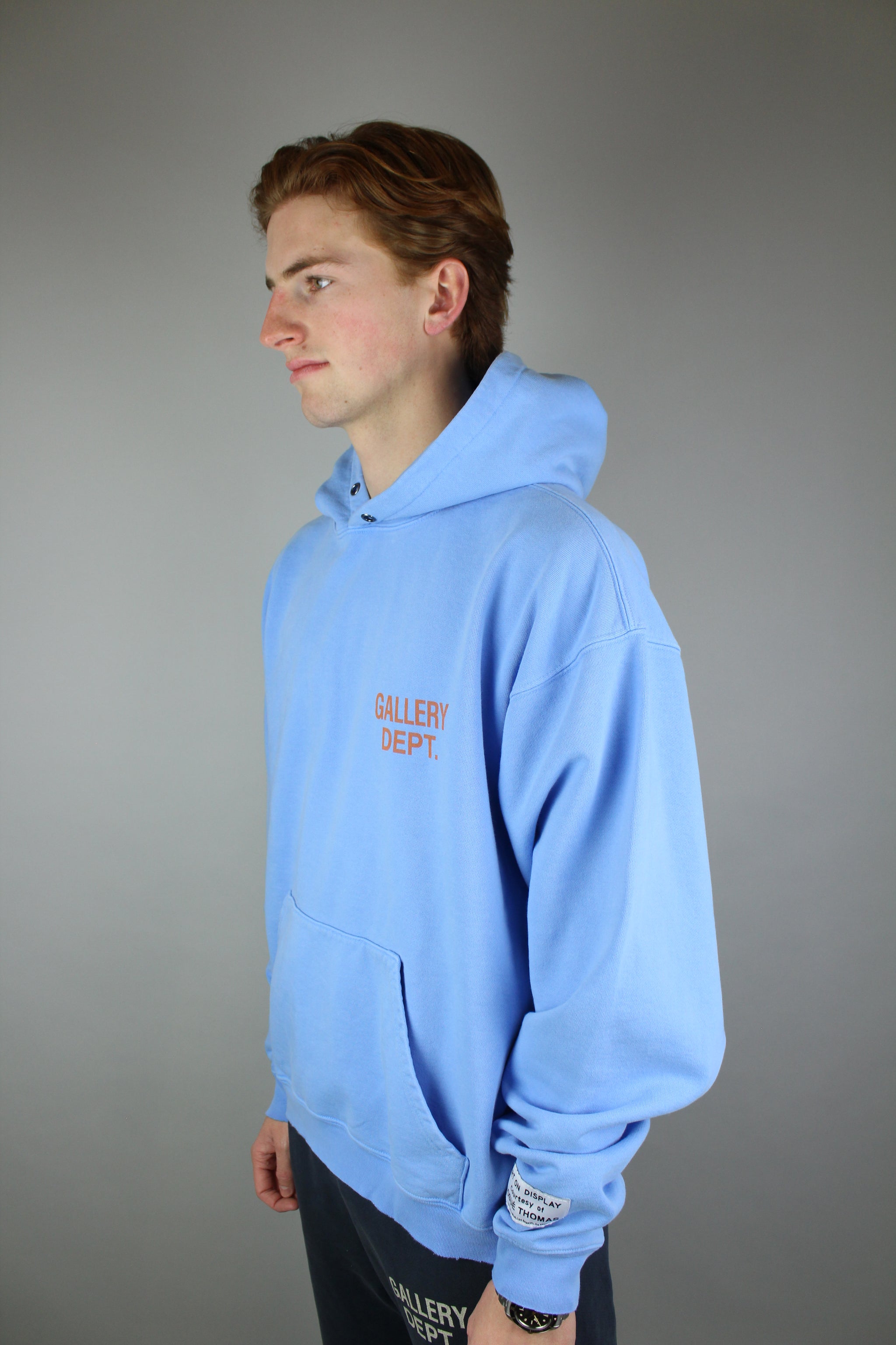 Gallery Dept. 90'S GD Logo Hoodie 'Baby Blue' – The Attic