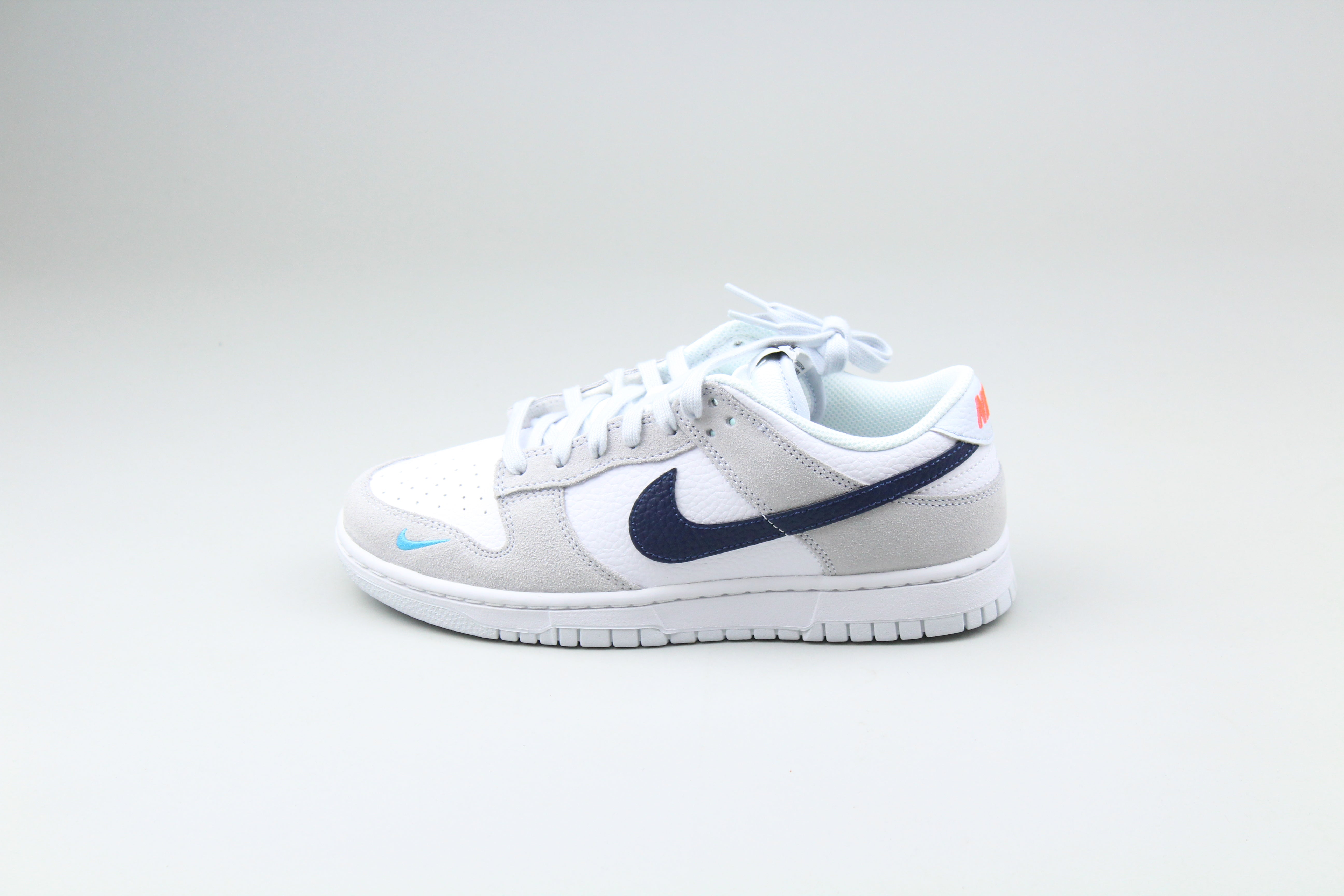 Nike Dunk Low Aqua Mini Swoosh 'Football Grey'-8572471411018-The Attic