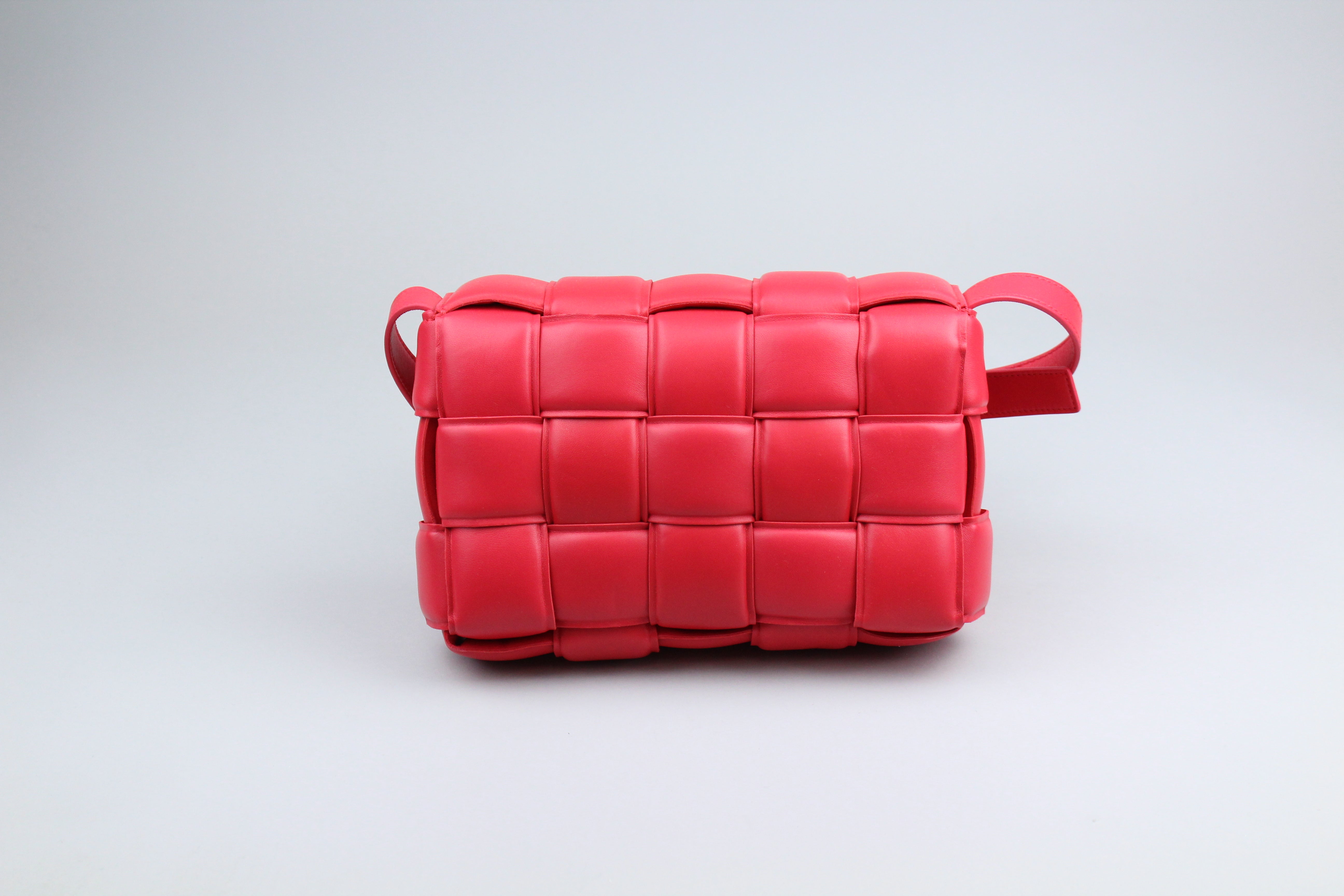 Bottega Veneta Padded Cassette 'Firework Red'-8609663156554-The Attic