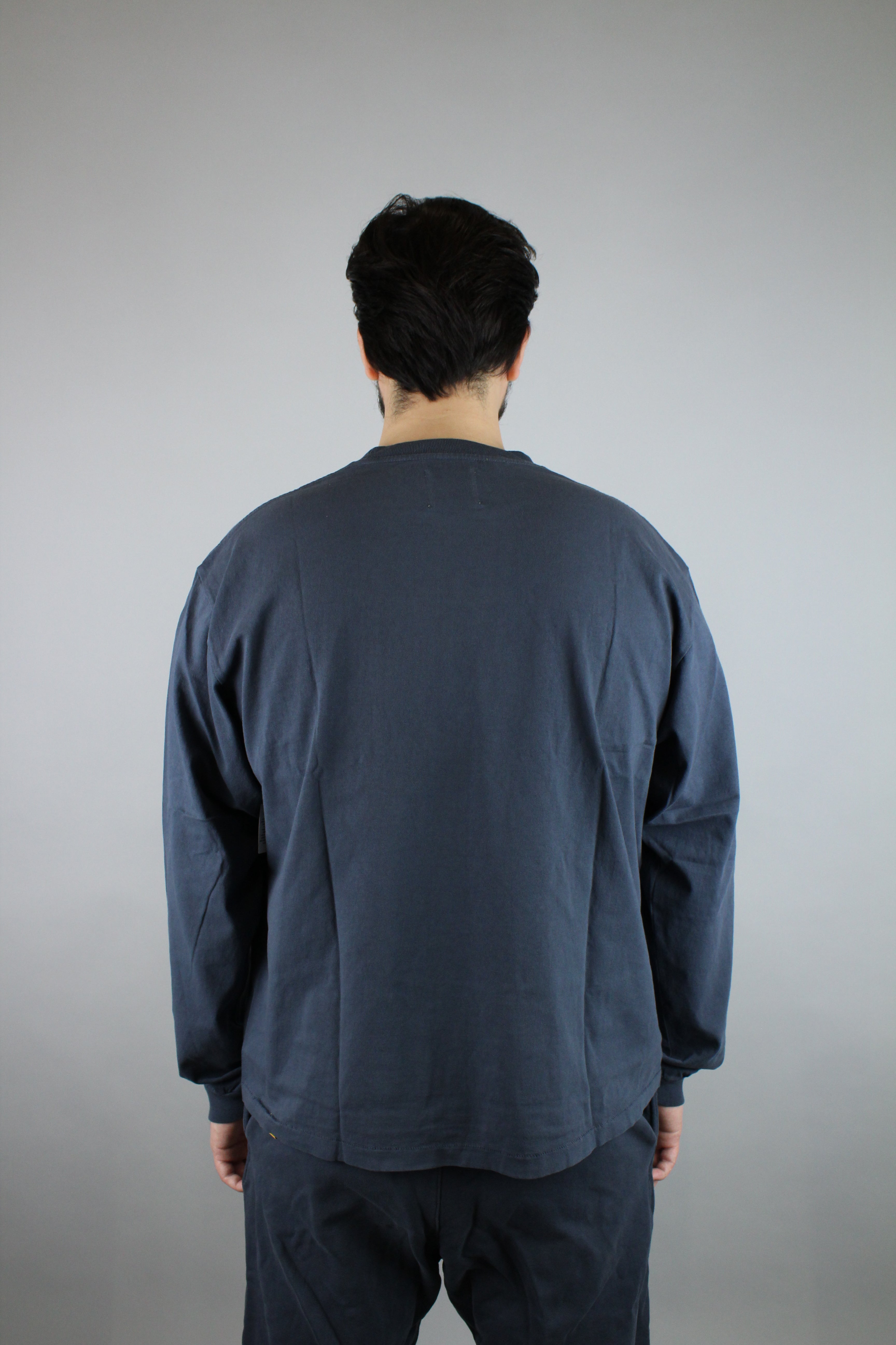 Gallery Dept. French Logo Pocket Longsleeve 'Vintage Black'-8743620641098-The Attic