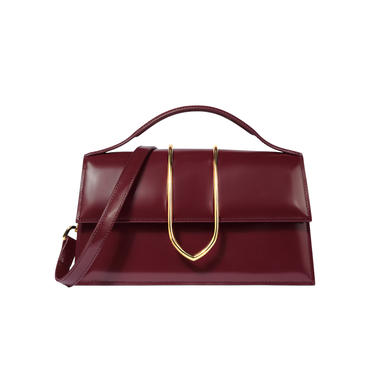 Jacquemus La Croisière Grand Bambino 'Burgundy'