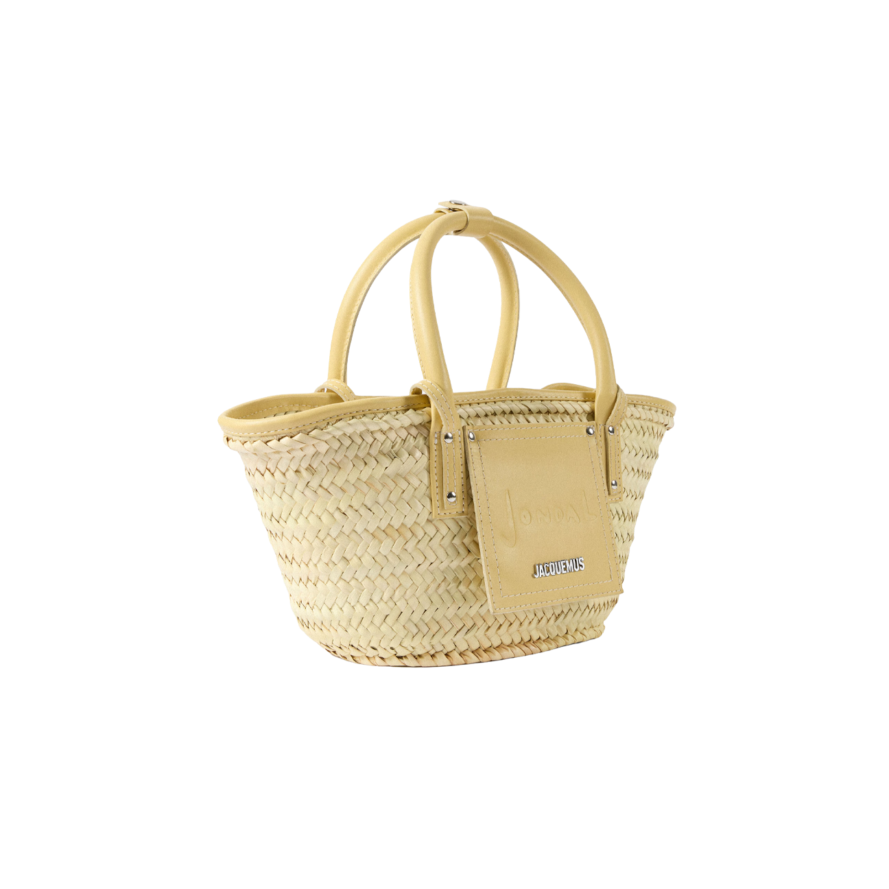 Jacquemus The Small Soli Basket 'Pale Yellow' (Jondal)